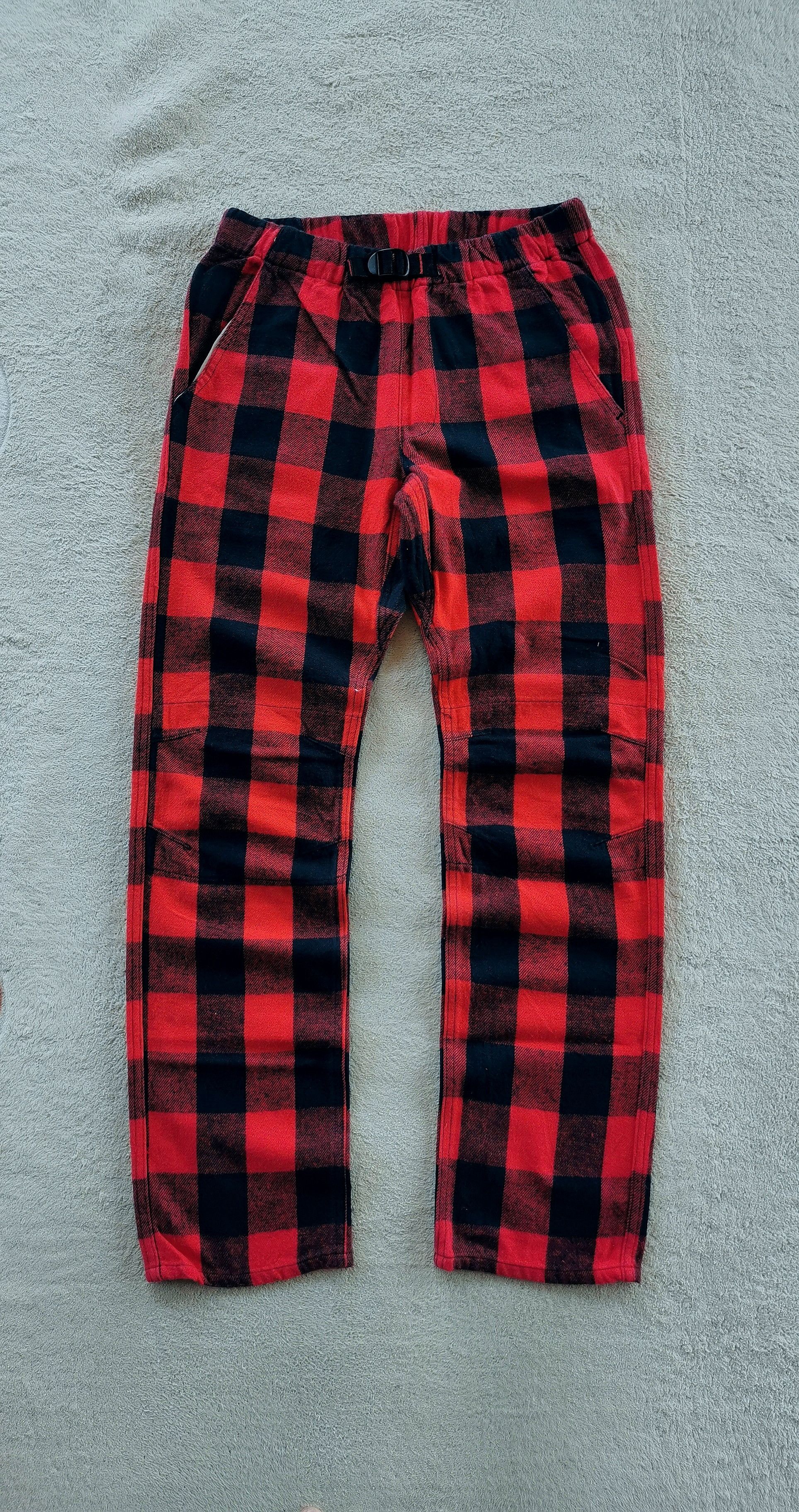 Punk and Yo Wrangler Japan Red Tartan Pants Looklike HystericGlamour Size US 32 / EU 48 - 2 Thumbnail