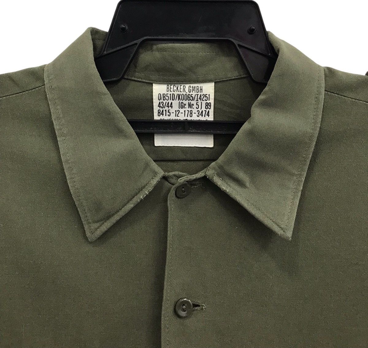 Vintage VINTAGE BECKER GMBH MILITARY DESIGN SHIRT BUTTON UP Size US L / EU 52-54 / 3 - 3 Thumbnail