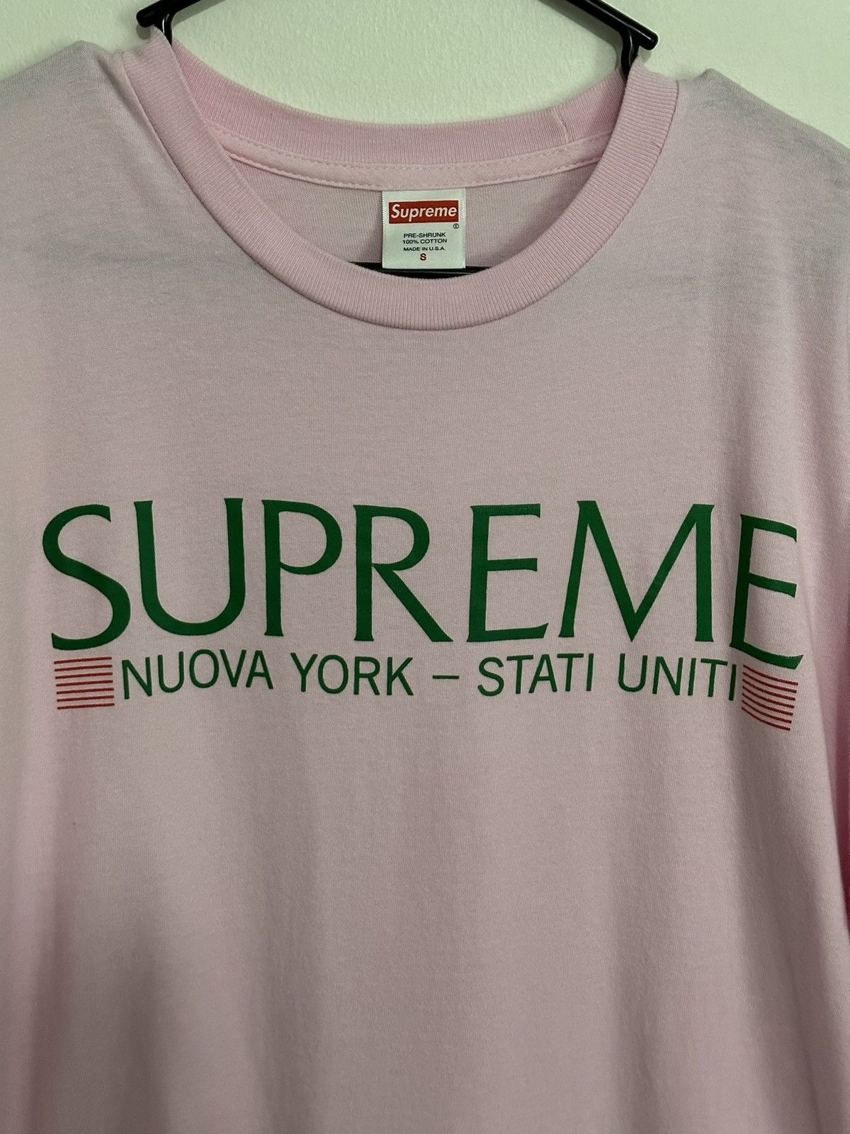 Supreme Supreme Nuova York Tee Size US S / EU 44-46 / 1 - 2 Thumbnail