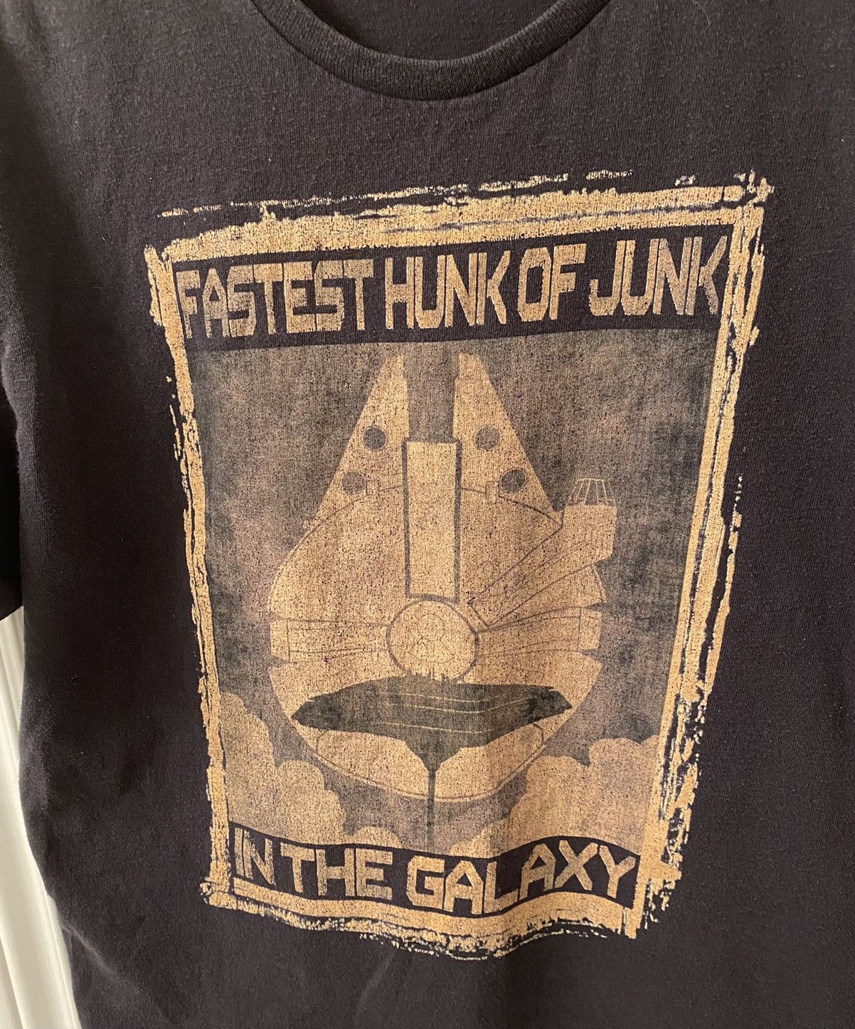 Star Wars Star Wars Millennium Falcon Mens Black T-Shirt - Size M Size US M / EU 48-50 / 2 - 2 Thumbnail