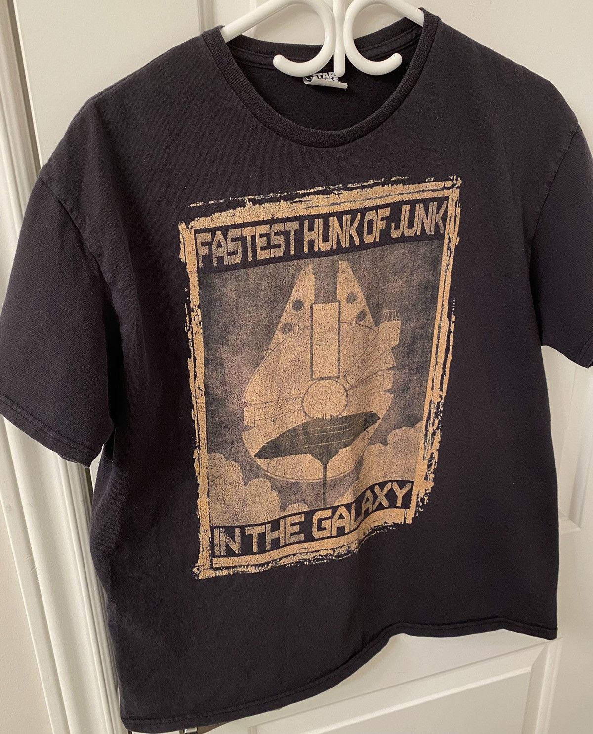 Star Wars Star Wars Millennium Falcon Mens Black T-Shirt - Size M Size US M / EU 48-50 / 2 - 3 Thumbnail