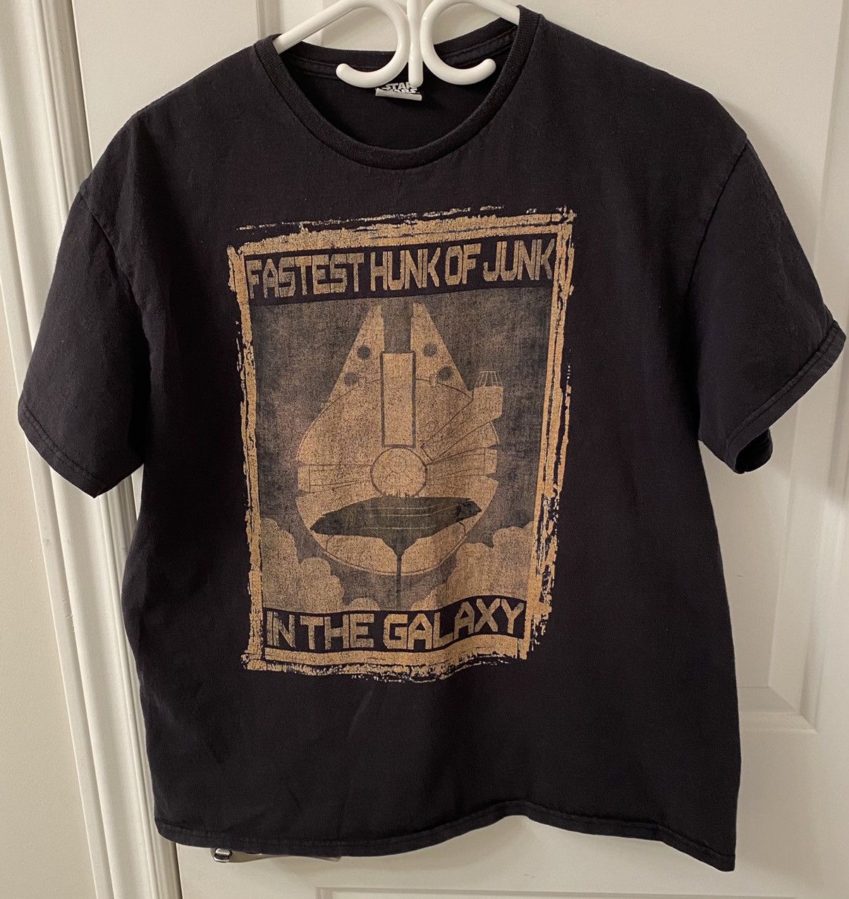 Star Wars Star Wars Millennium Falcon Mens Black T-Shirt - Size M Size US M / EU 48-50 / 2 - 1 Thumbnail