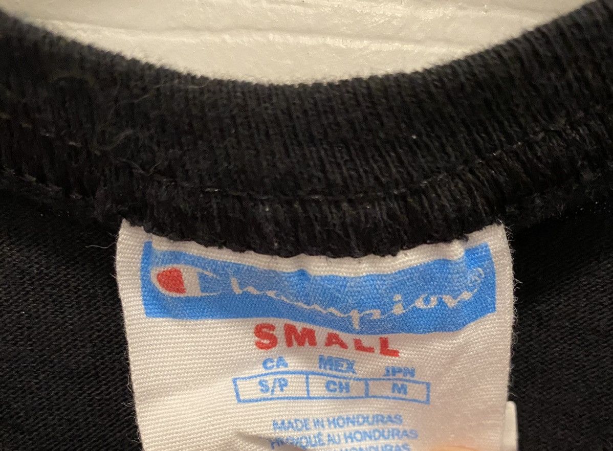 Champion × Vintage Vintage Champion Embroidered Mens Black T-shirt - Size S Size US S / EU 44-46 / 1 - 5 Thumbnail
