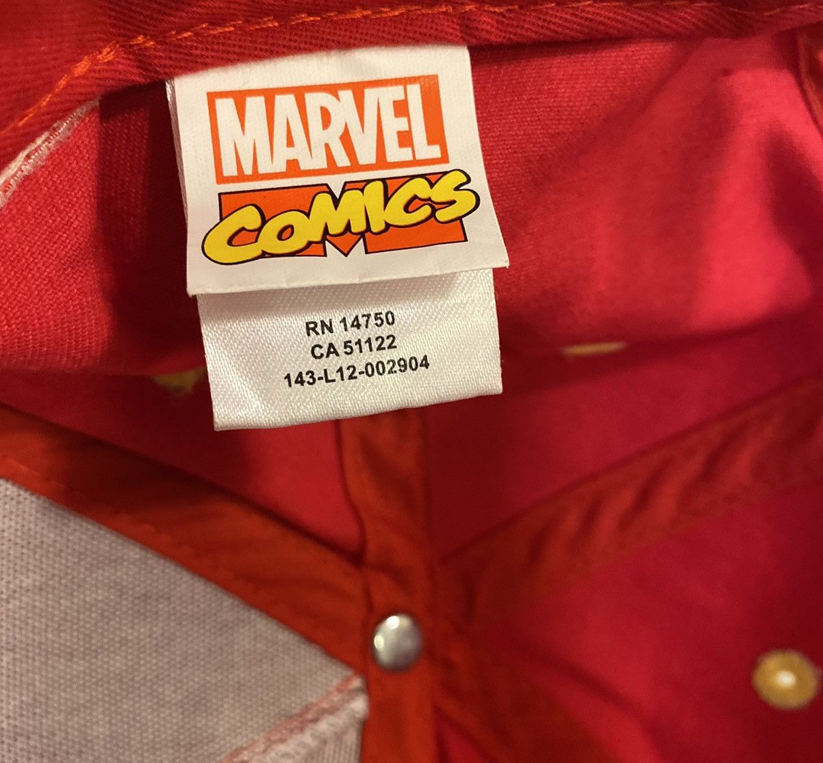 Marvel Comics Marvel Comics The Incredible Ironman Snap Back Hat Kids Size Size ONE SIZE - 7 Thumbnail