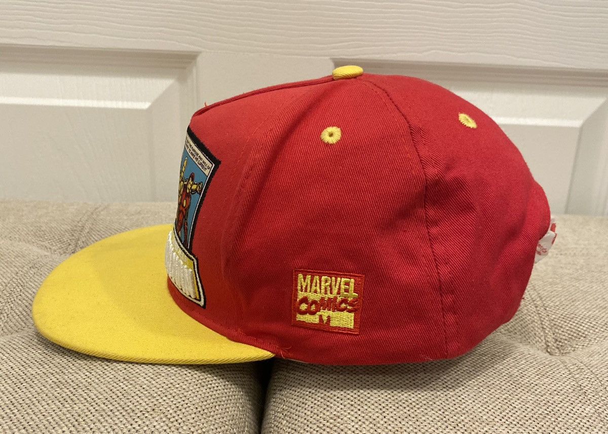 Marvel Comics Marvel Comics The Incredible Ironman Snap Back Hat Kids Size Size ONE SIZE - 3 Thumbnail