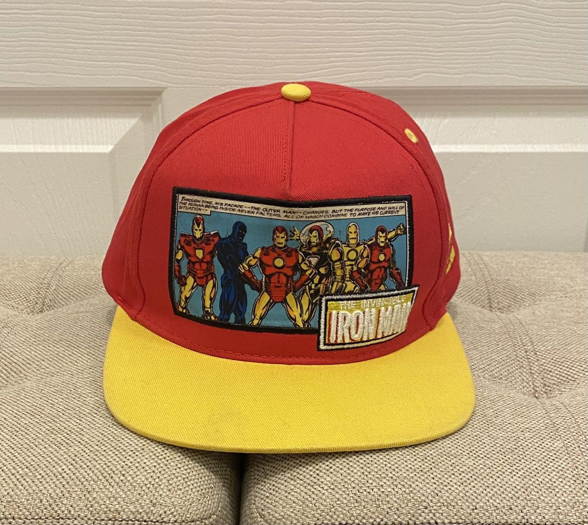 Marvel Comics Marvel Comics The Incredible Ironman Snap Back Hat Kids Size Size ONE SIZE - 1 Thumbnail