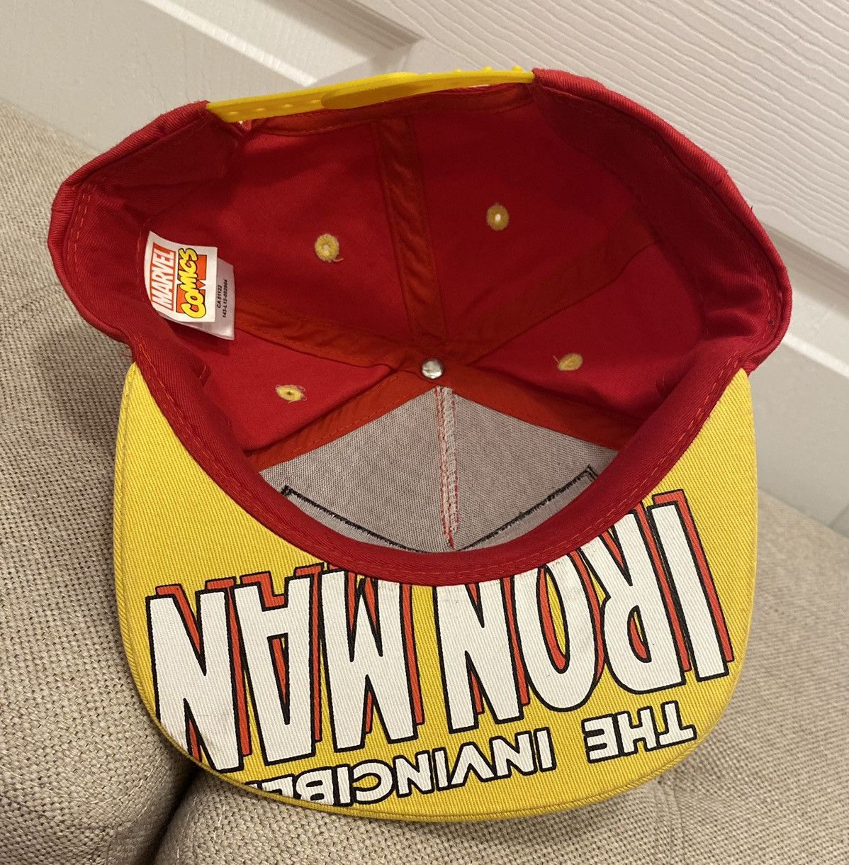 Marvel Comics Marvel Comics The Incredible Ironman Snap Back Hat Kids Size Size ONE SIZE - 6 Thumbnail