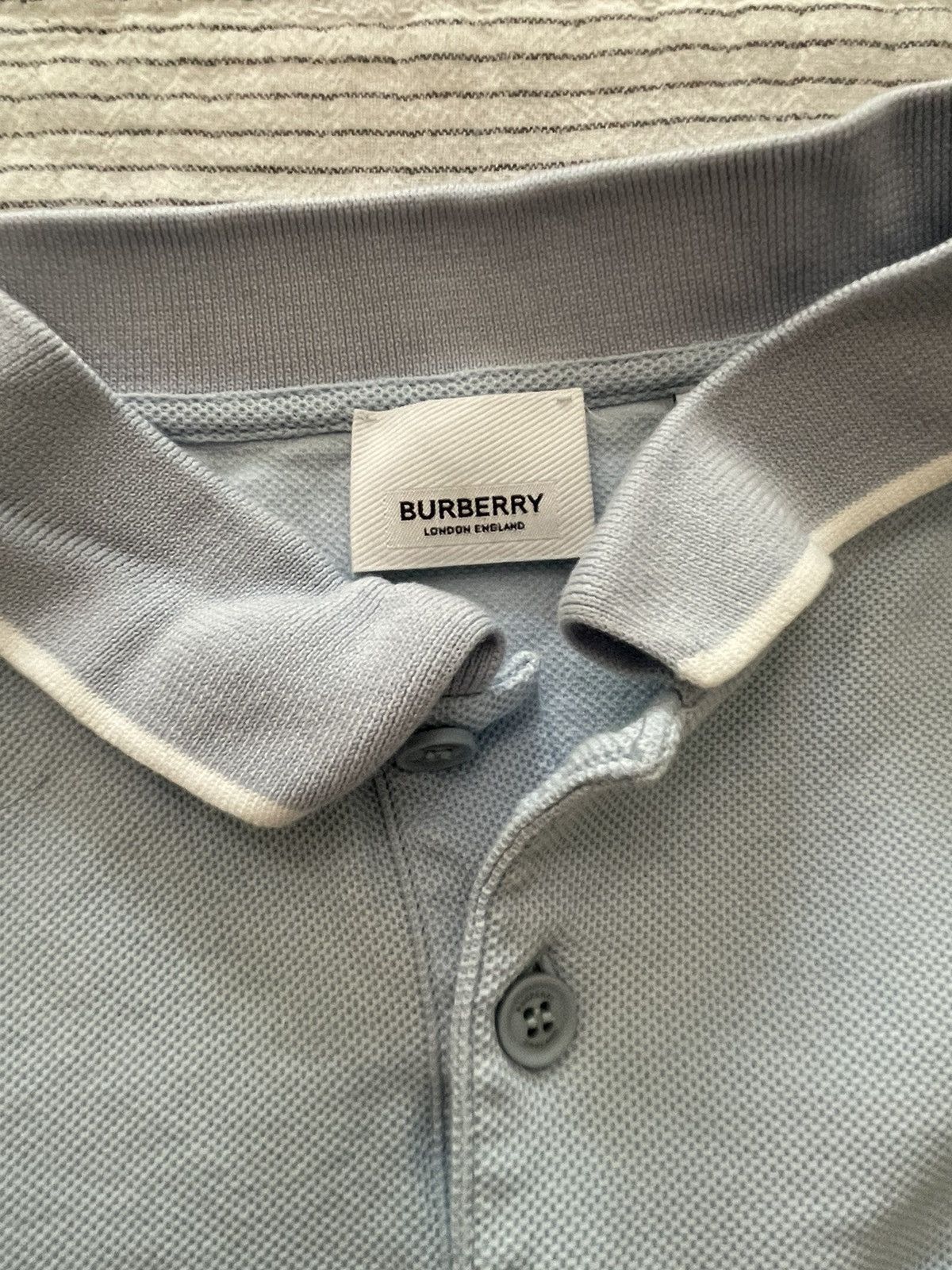 Burberry Burberry Polo Vintage Patchwork Size US L / EU 52-54 / 3 - 4 Thumbnail