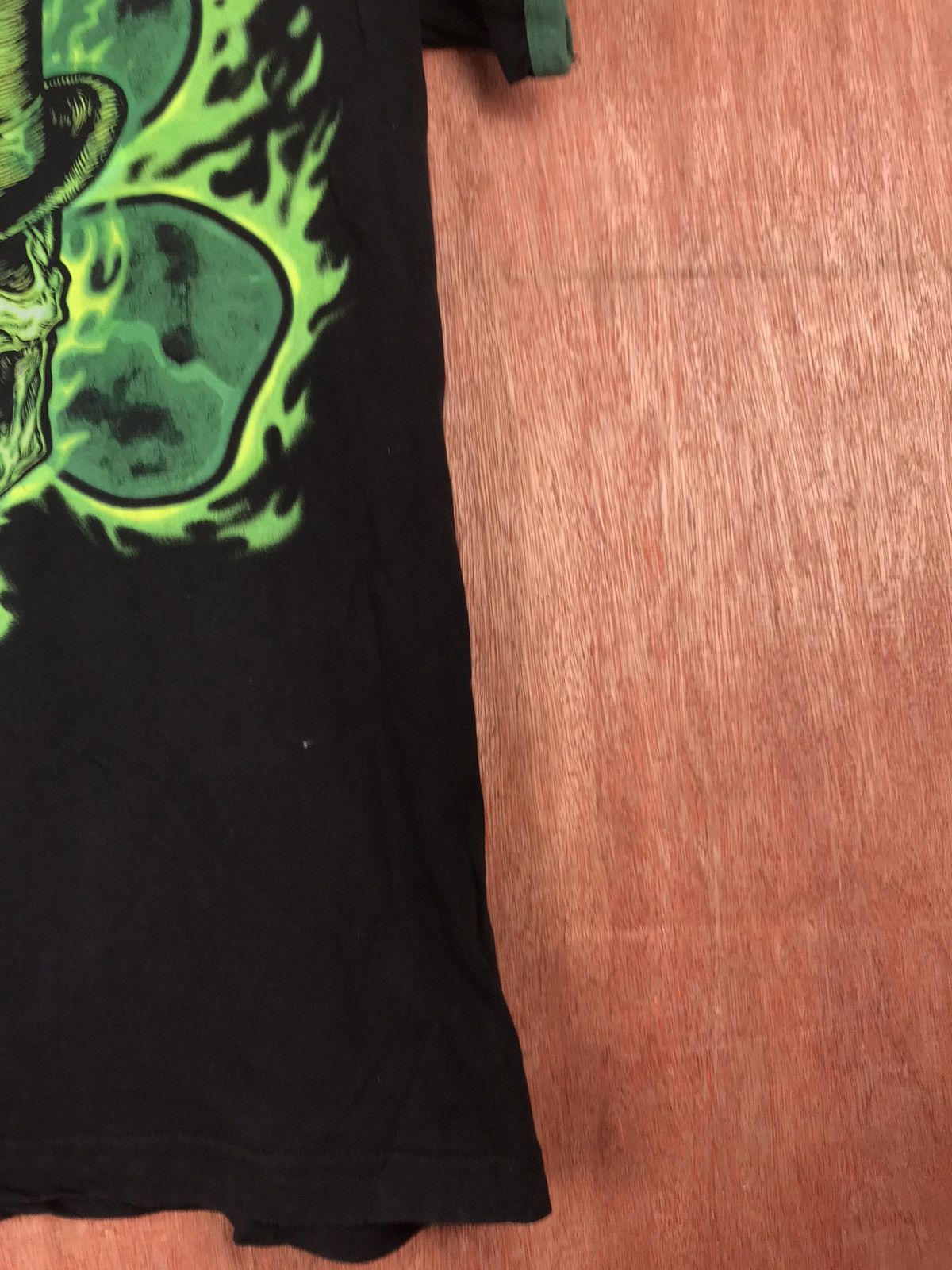 Japanese Brand Green Skull Big Logo Print T-Shirt #2248 Size US S / EU 44-46 / 1 - 3 Thumbnail