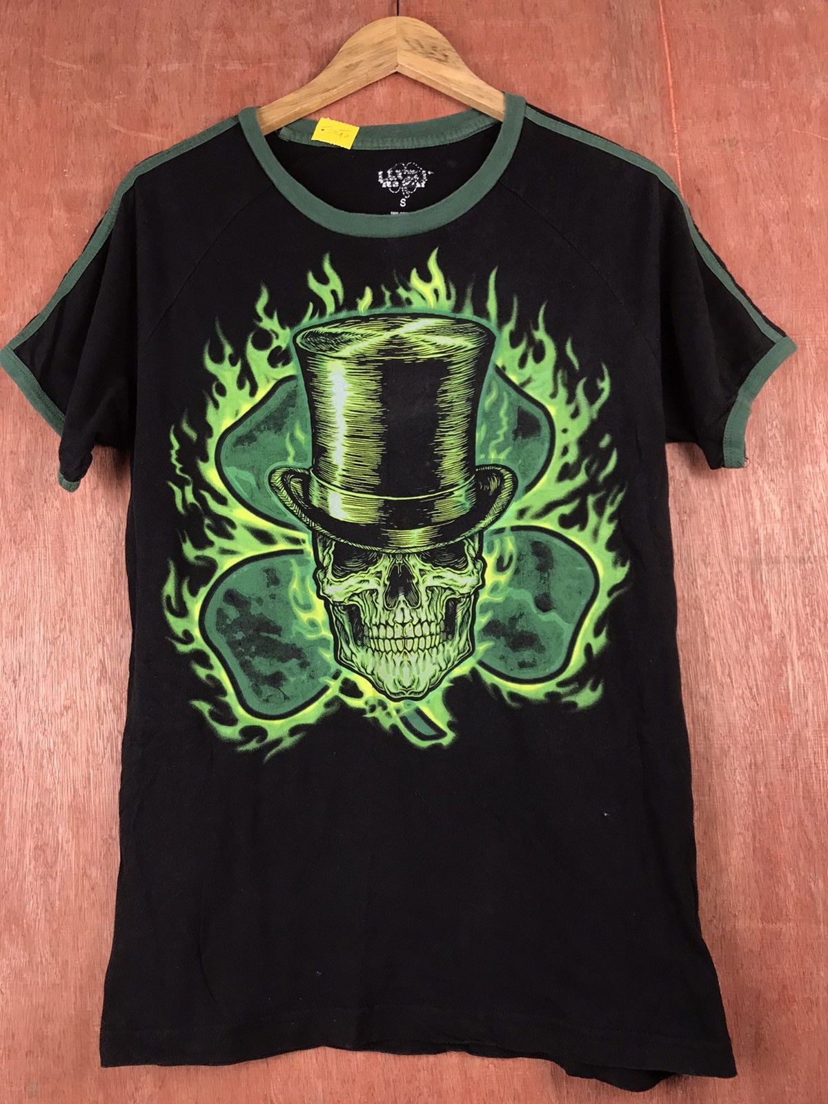 Japanese Brand Green Skull Big Logo Print T-Shirt #2248 Size US S / EU 44-46 / 1 - 1 Thumbnail