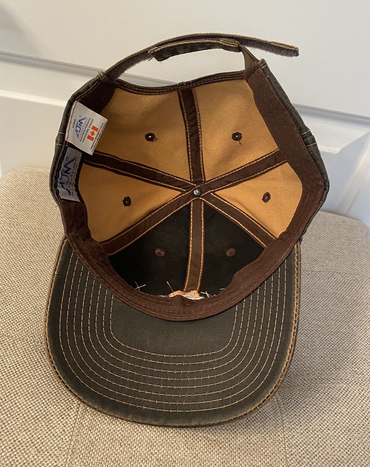 Milestone × Vintage Milestone Canada Brown Velcro Adjustable Hat/Cap (Like New) Size ONE SIZE - 5 Thumbnail