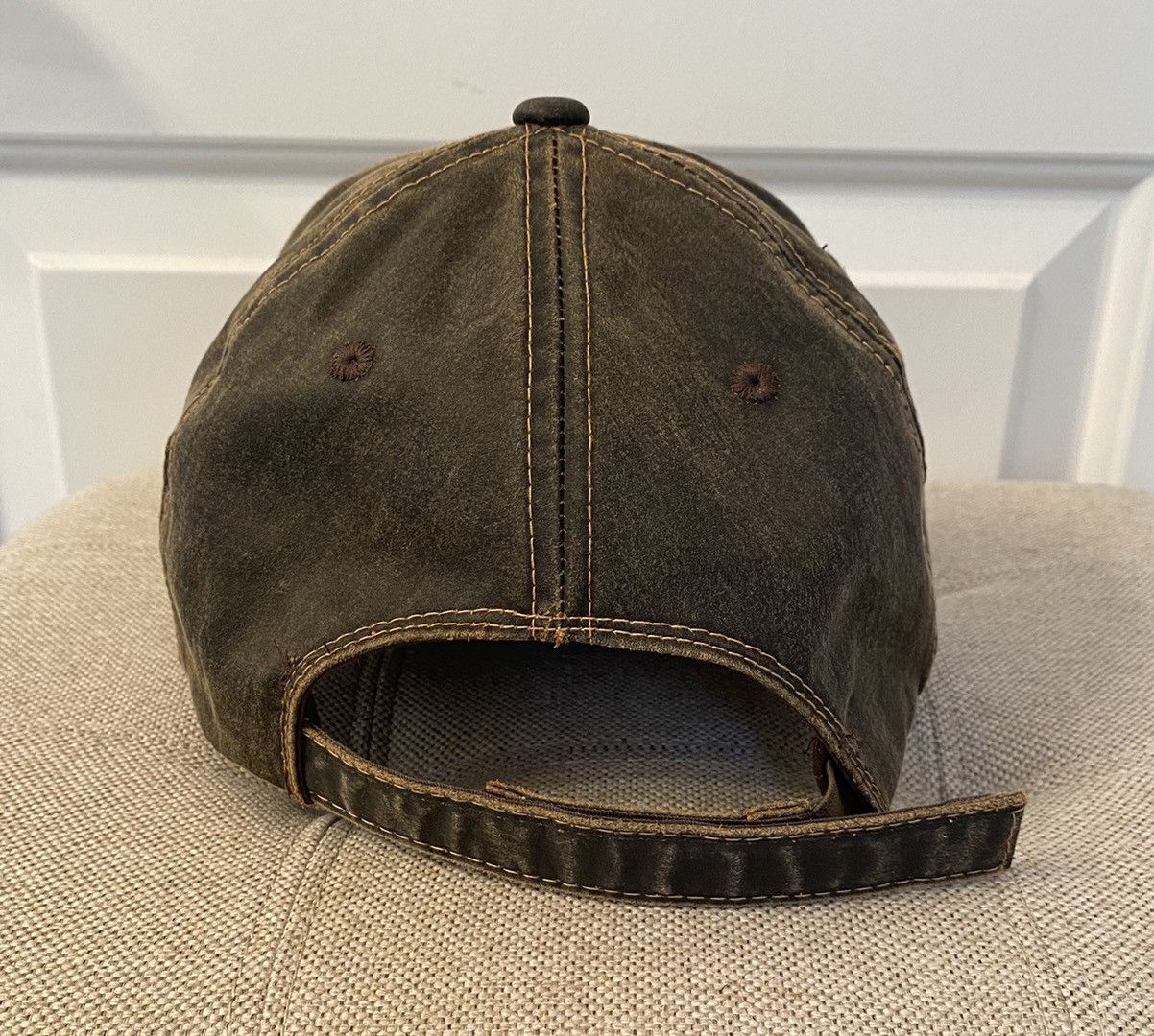 Milestone × Vintage Milestone Canada Brown Velcro Adjustable Hat/Cap (Like New) Size ONE SIZE - 4 Thumbnail