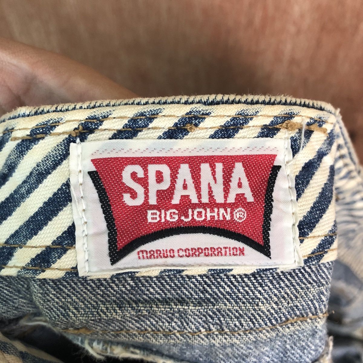 Big John DLL Spana Big John Blue Denim Jeans Pants #c279 Size US 34 / EU 50 - 14 Thumbnail