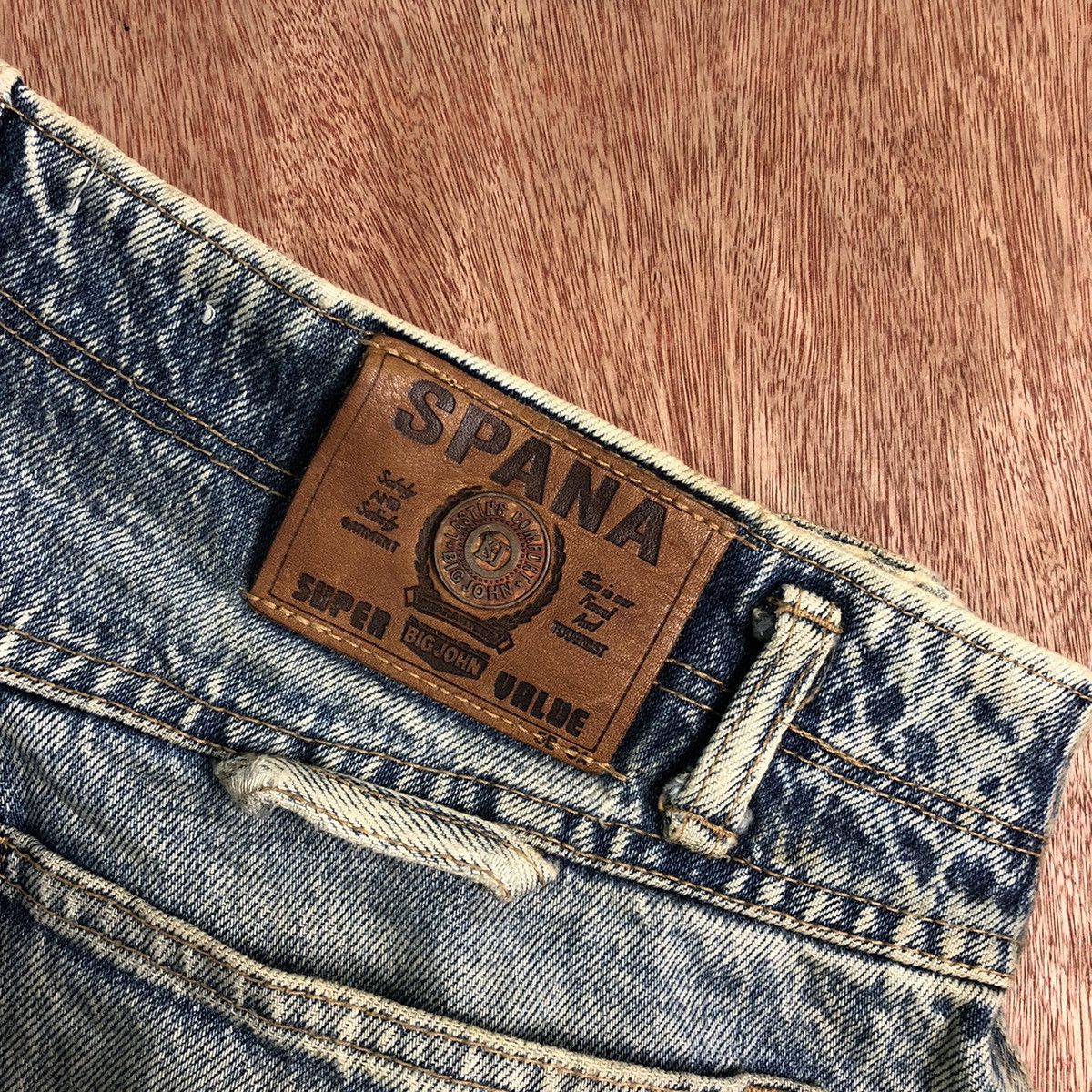 Big John DLL Spana Big John Blue Denim Jeans Pants #c279 Size US 34 / EU 50 - 13 Thumbnail