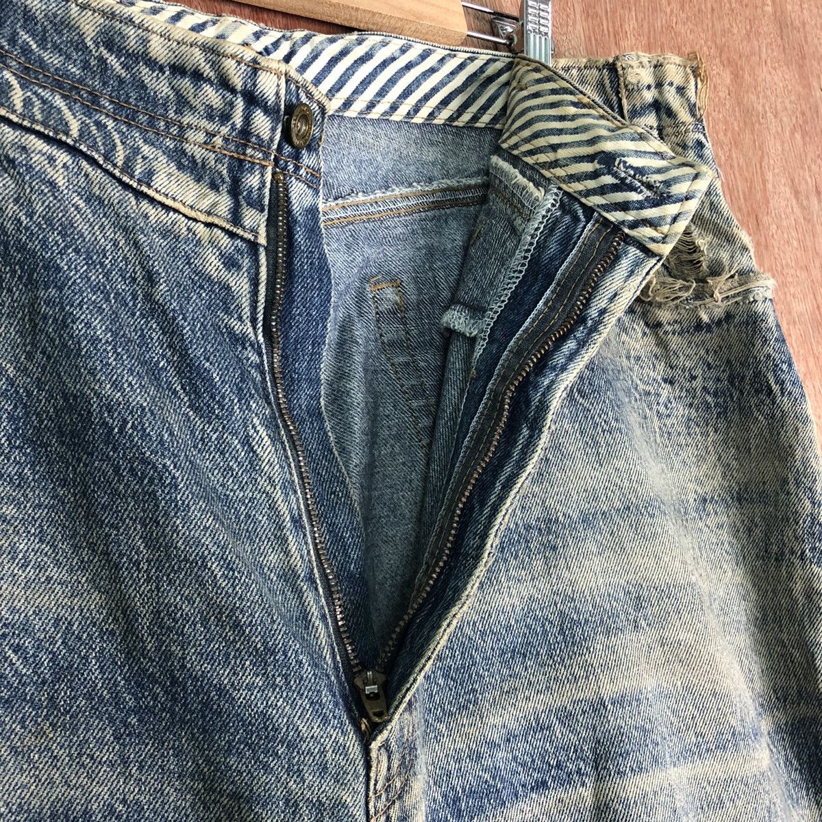 Big John DLL Spana Big John Blue Denim Jeans Pants #c279 Size US 34 / EU 50 - 7 Thumbnail