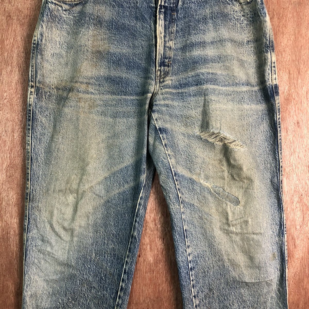 Big John DLL Spana Big John Blue Denim Jeans Pants #c279 Size US 34 / EU 50 - 4 Thumbnail