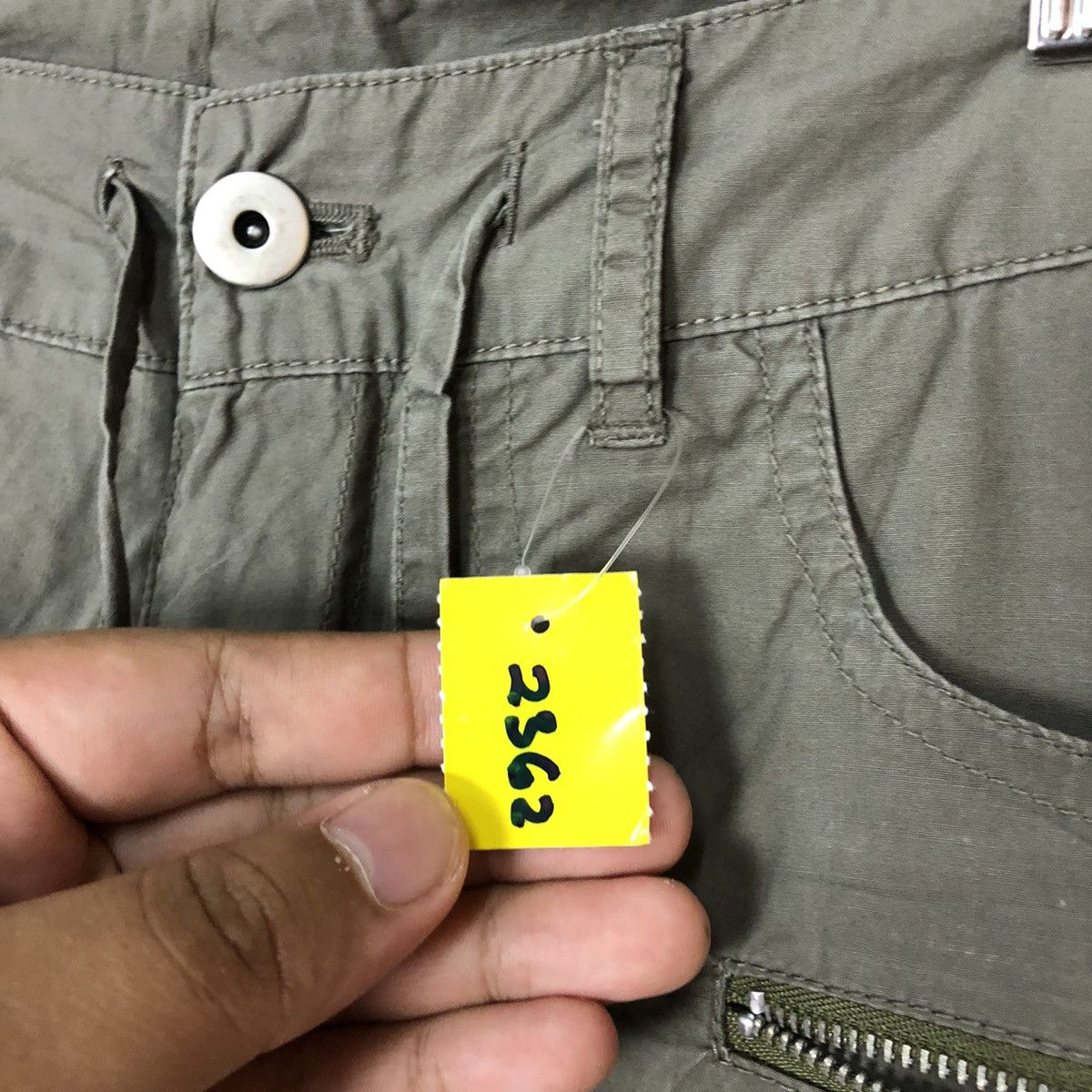 Japanese Brand D Olive De Olive Grey multipocket tactical Cargo Pants #2362 Size US 30 / EU 46 - 10 Thumbnail