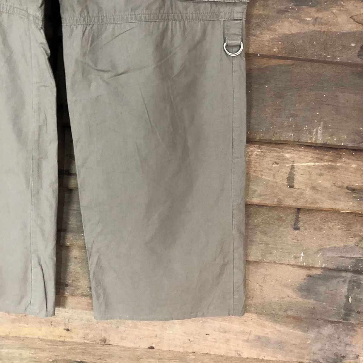 Japanese Brand D Olive De Olive Grey multipocket tactical Cargo Pants #2362 Size US 30 / EU 46 - 9 Thumbnail