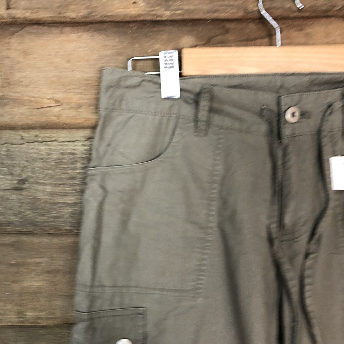 Japanese Brand D Olive De Olive Grey multipocket tactical Cargo Pants #2362 Size US 30 / EU 46 - 4 Thumbnail