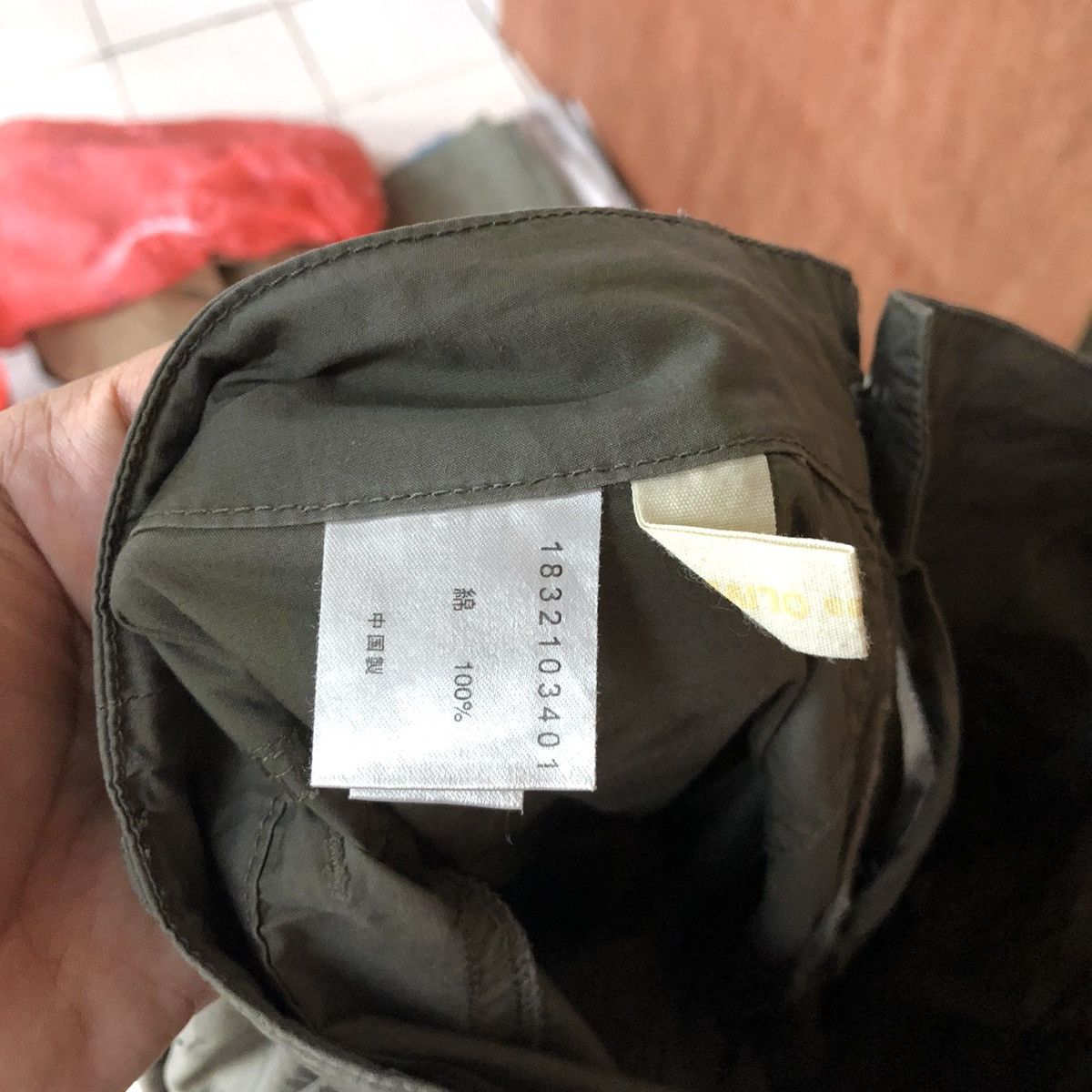 Japanese Brand D Olive De Olive Grey multipocket tactical Cargo Pants #2362 Size US 30 / EU 46 - 16 Thumbnail