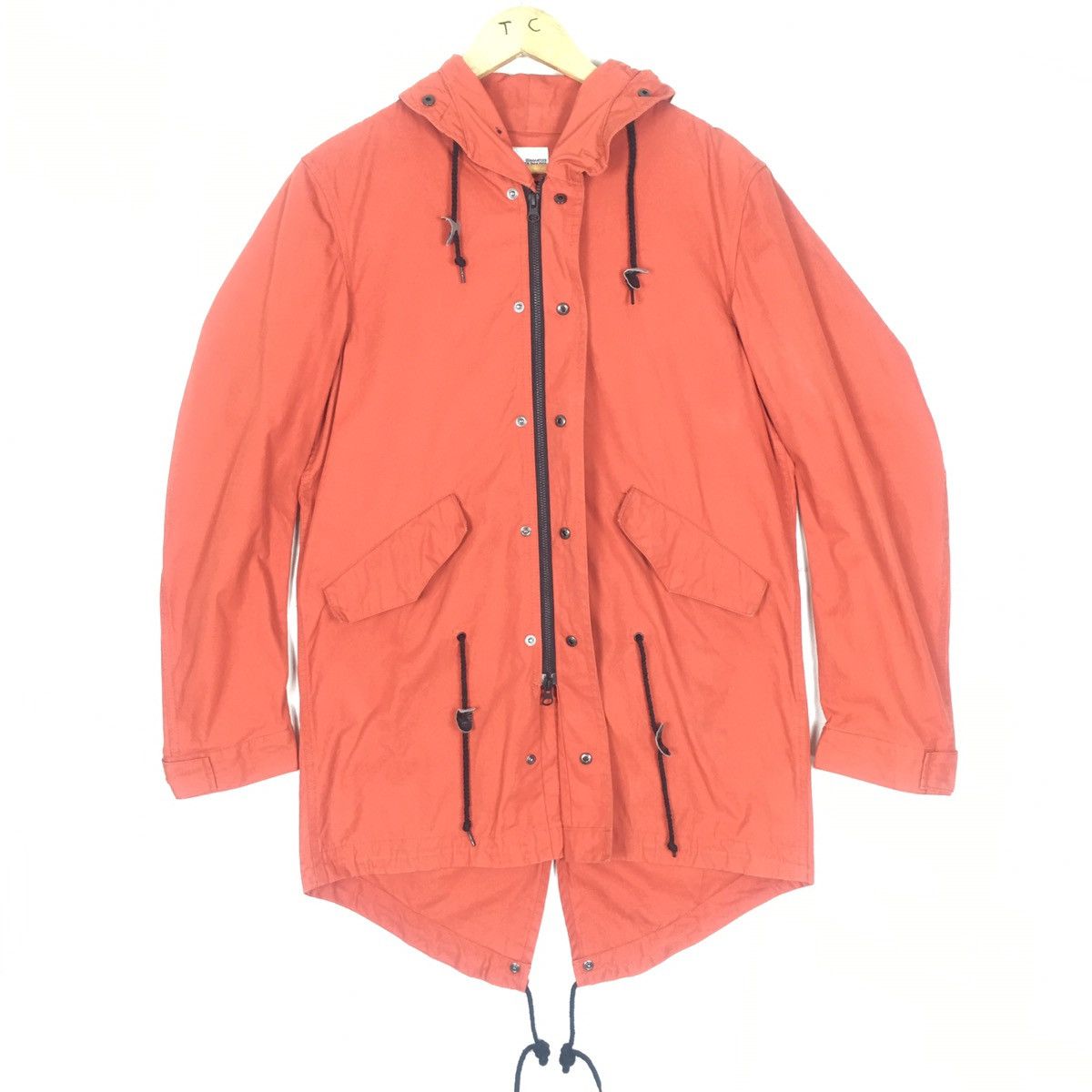 Japanese Brand × Vintage JRND Japanesebrand Streetwear Parkas Fishtail Colour Orenge Size US M / EU 48-50 / 2 - 1 Thumbnail
