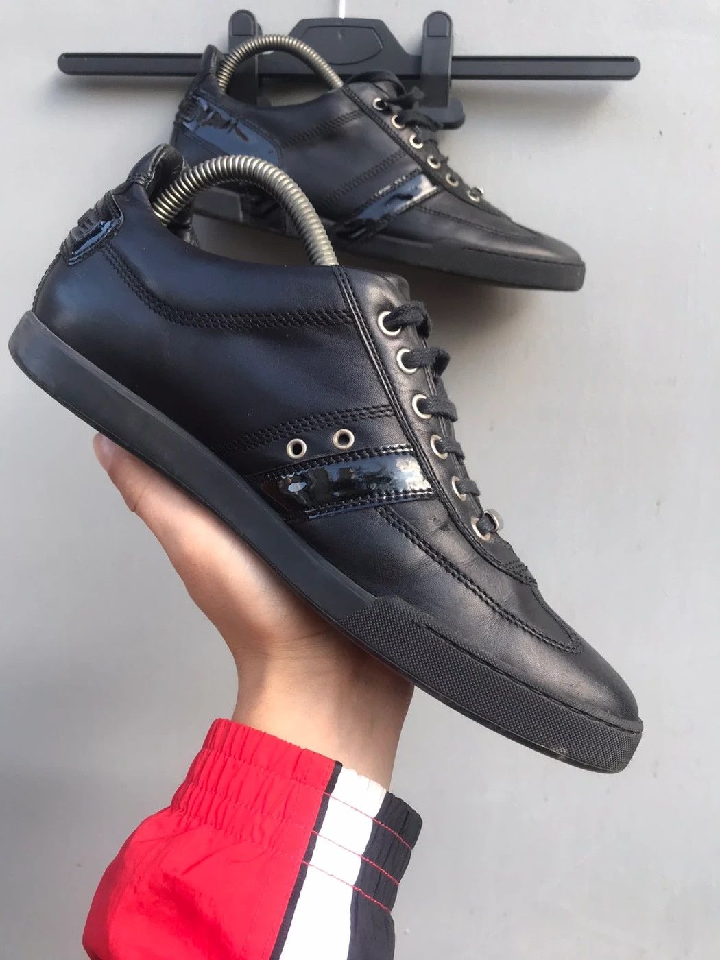 Dior Black Dior leather sneakers Size US 8.5 / EU 41-42 - 1 Thumbnail
