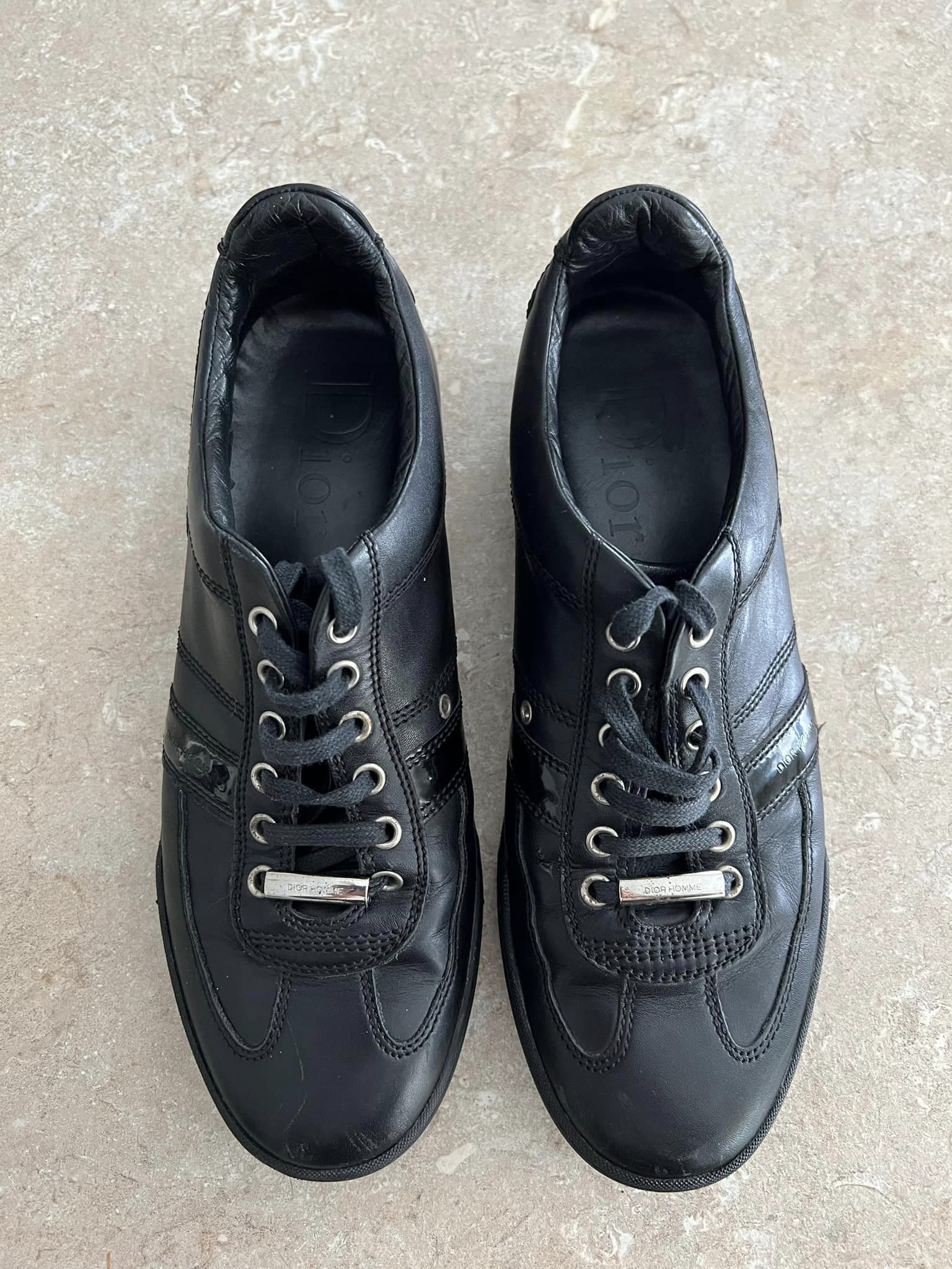 Dior Black Dior leather sneakers Size US 8.5 / EU 41-42 - 7 Thumbnail