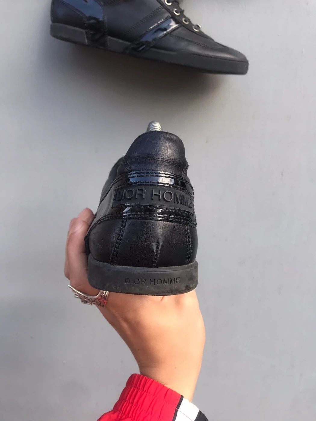 Dior Black Dior leather sneakers Size US 8.5 / EU 41-42 - 4 Thumbnail