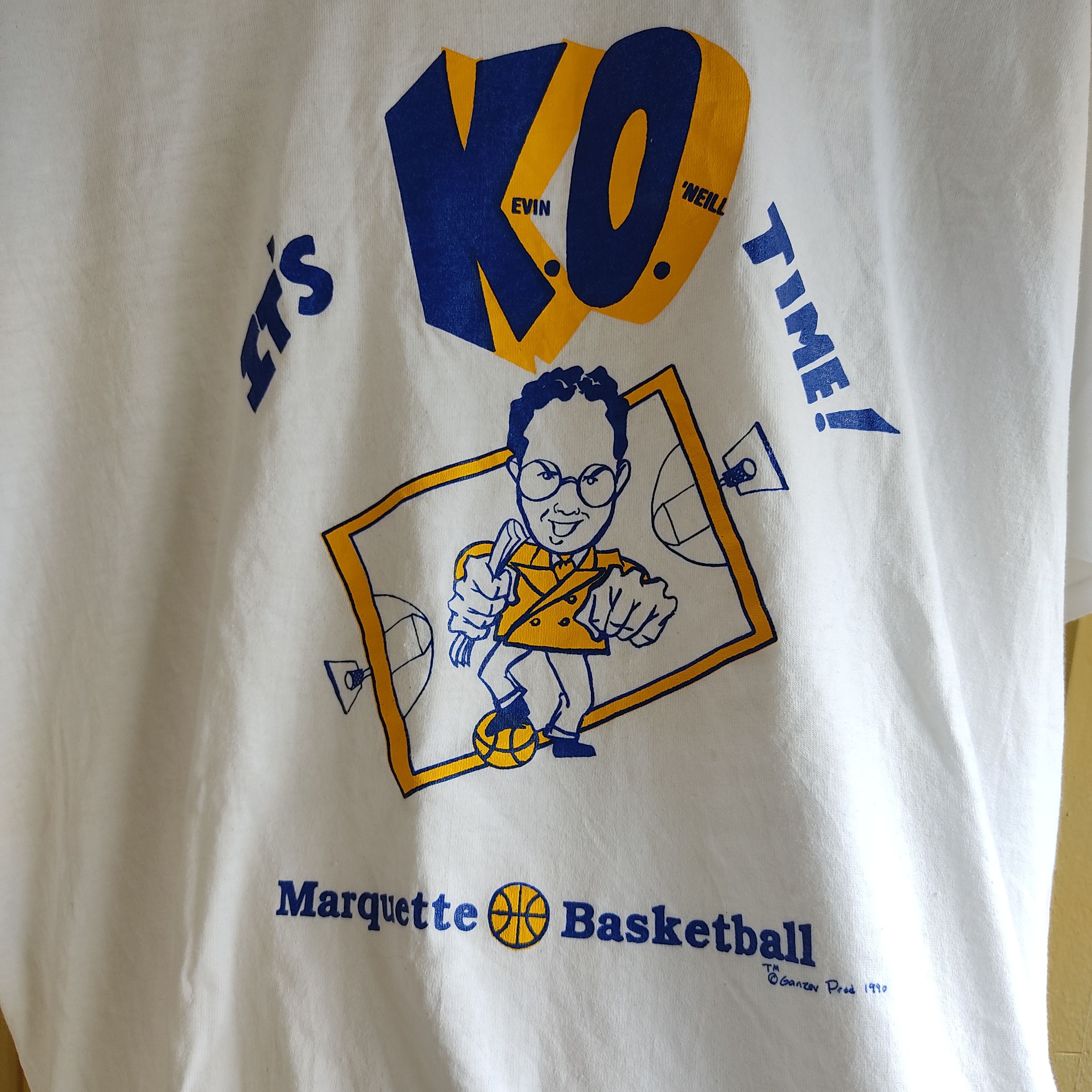 Vintage Vintage Coach Kevin O'Neill Marquette Basketball © 1990 Size US XL / EU 56 / 4 - 2 Thumbnail