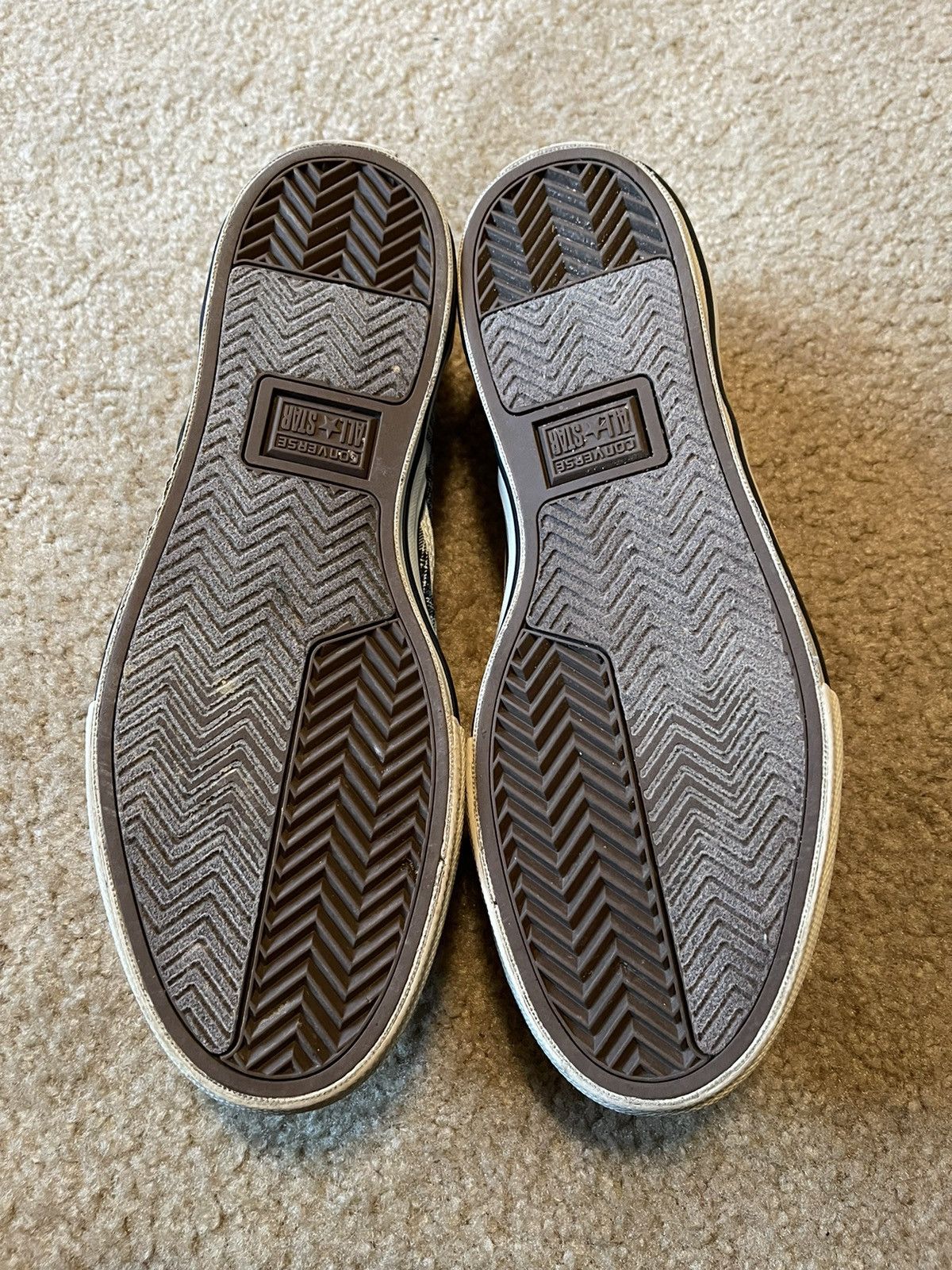 Converse Vintage Blue Plaid Converse Slip Ons Size US 12 / EU 45 - 5 Thumbnail