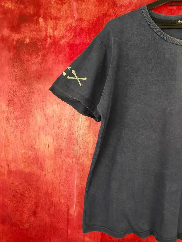 Seditionaries × Vintage Original Remake Gear skull worn Dark Blue faded tee #5914 Size US L / EU 52-54 / 3 - 9 Thumbnail