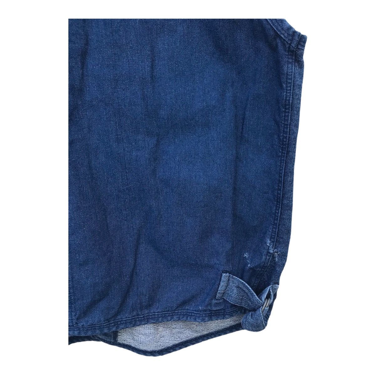 Vintage Michael Ross Indigo Cotton Workwear Fashion Vest Size US M / EU 48-50 / 2 - 5 Thumbnail