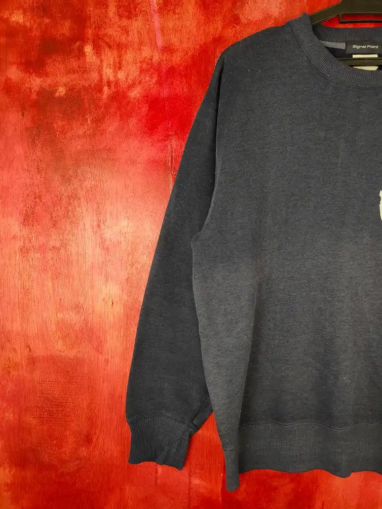 Japanese Brand DL Signal Point japan fish vintage Faded Sweatshirt #5779 Size US M / EU 48-50 / 2 - 11 Thumbnail