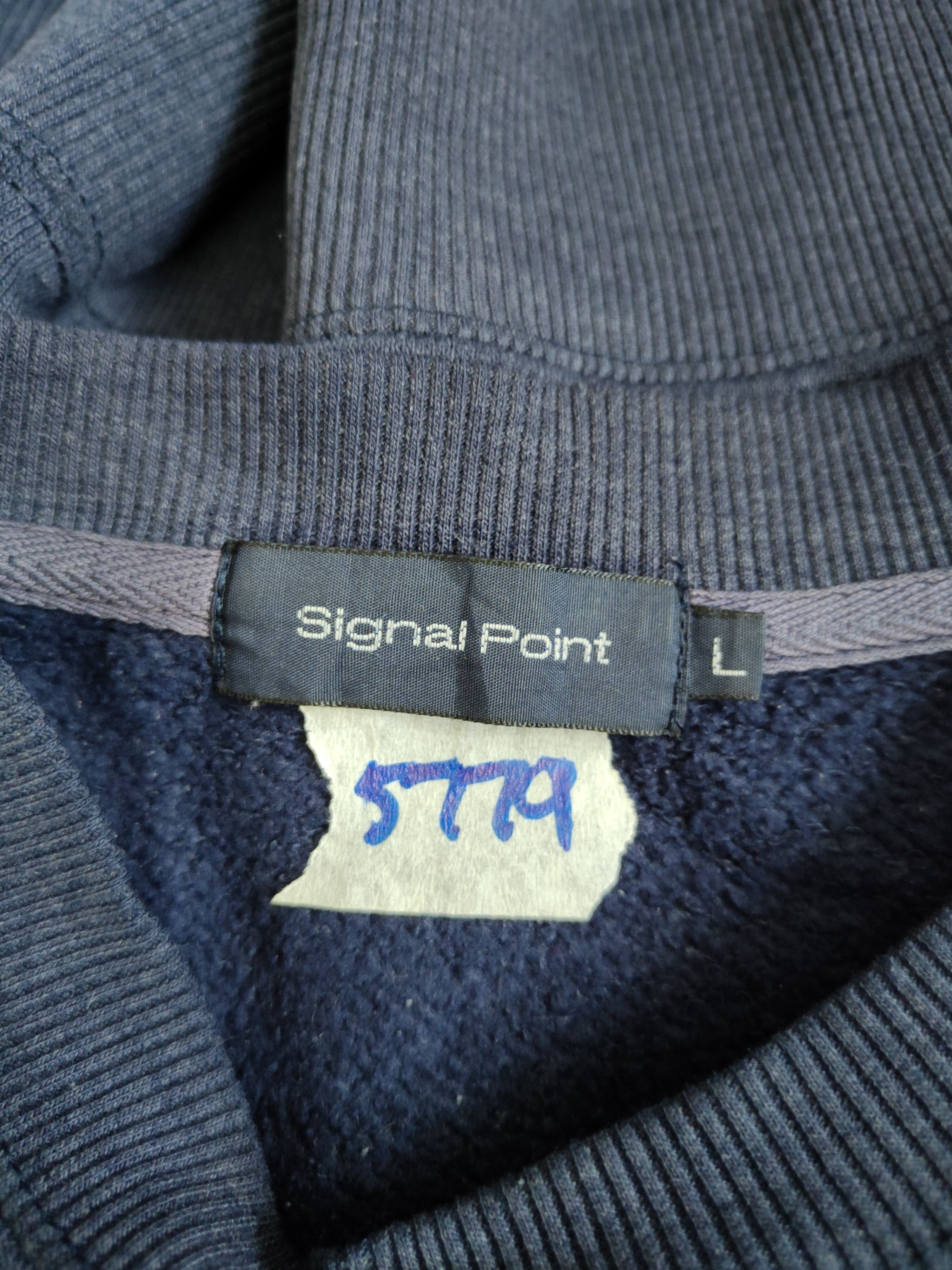 Japanese Brand DL Signal Point japan fish vintage Faded Sweatshirt #5779 Size US M / EU 48-50 / 2 - 6 Thumbnail