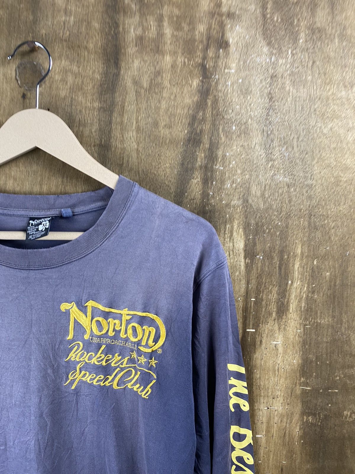 Indian Motorcycle DL Norton motorcycle Long Sleeve T-Shirt #Z074 Size US M / EU 48-50 / 2 - 3 Thumbnail