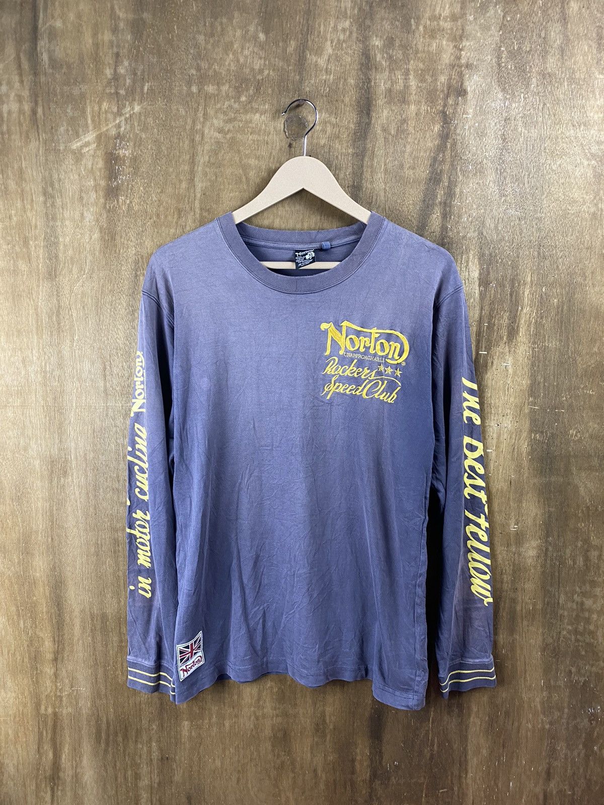 Indian Motorcycle DL Norton motorcycle Long Sleeve T-Shirt #Z074 Size US M / EU 48-50 / 2 - 1 Thumbnail