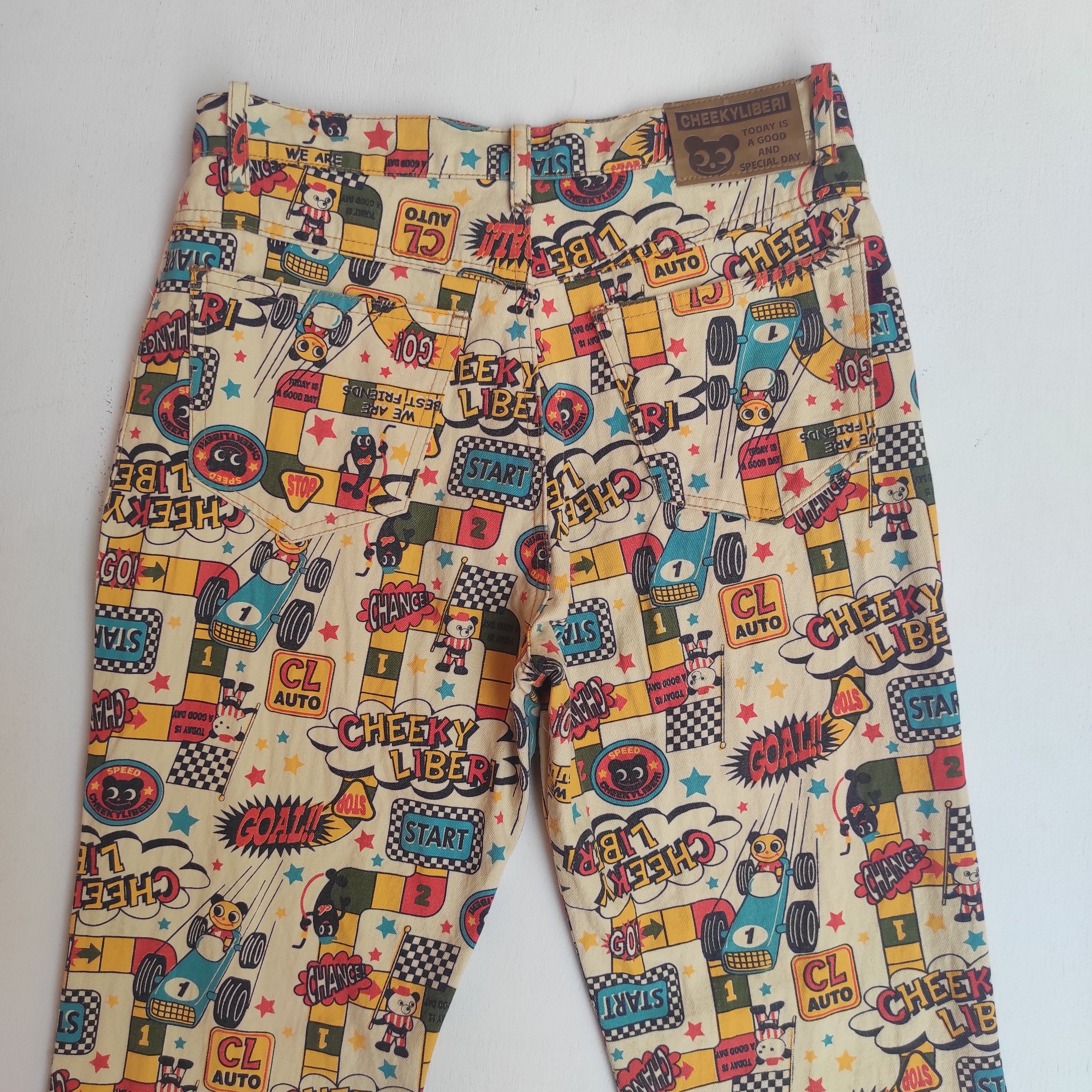 Hysteric Glamour Cheekyliberi Full Print jeans Hysteric Glamour Style Size US 28 / EU 44 - 10 Thumbnail