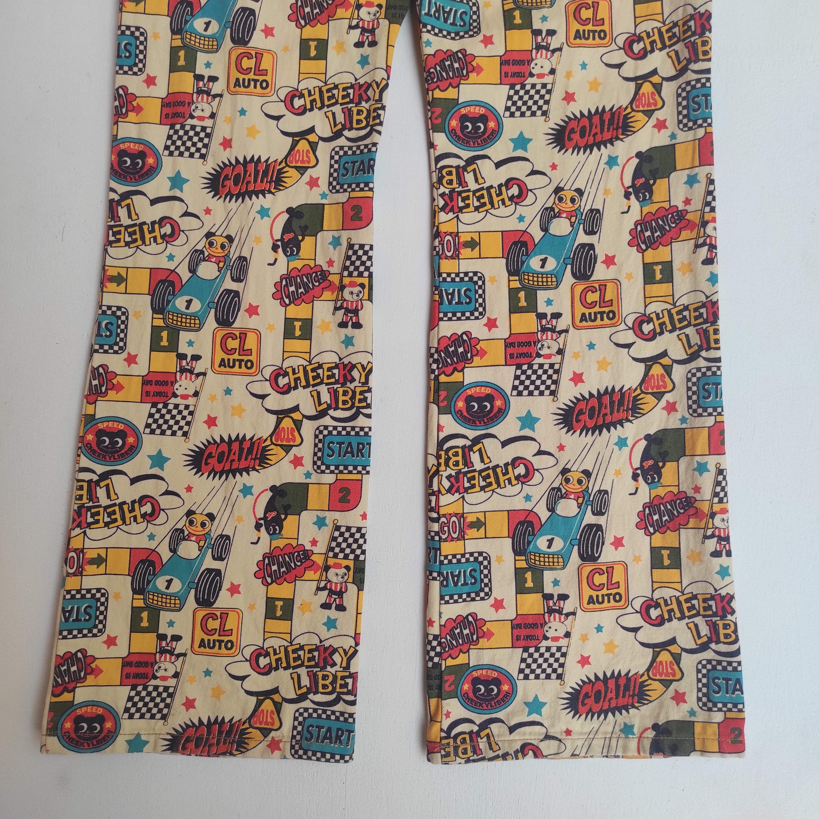Hysteric Glamour Cheekyliberi Full Print jeans Hysteric Glamour Style Size US 28 / EU 44 - 13 Thumbnail