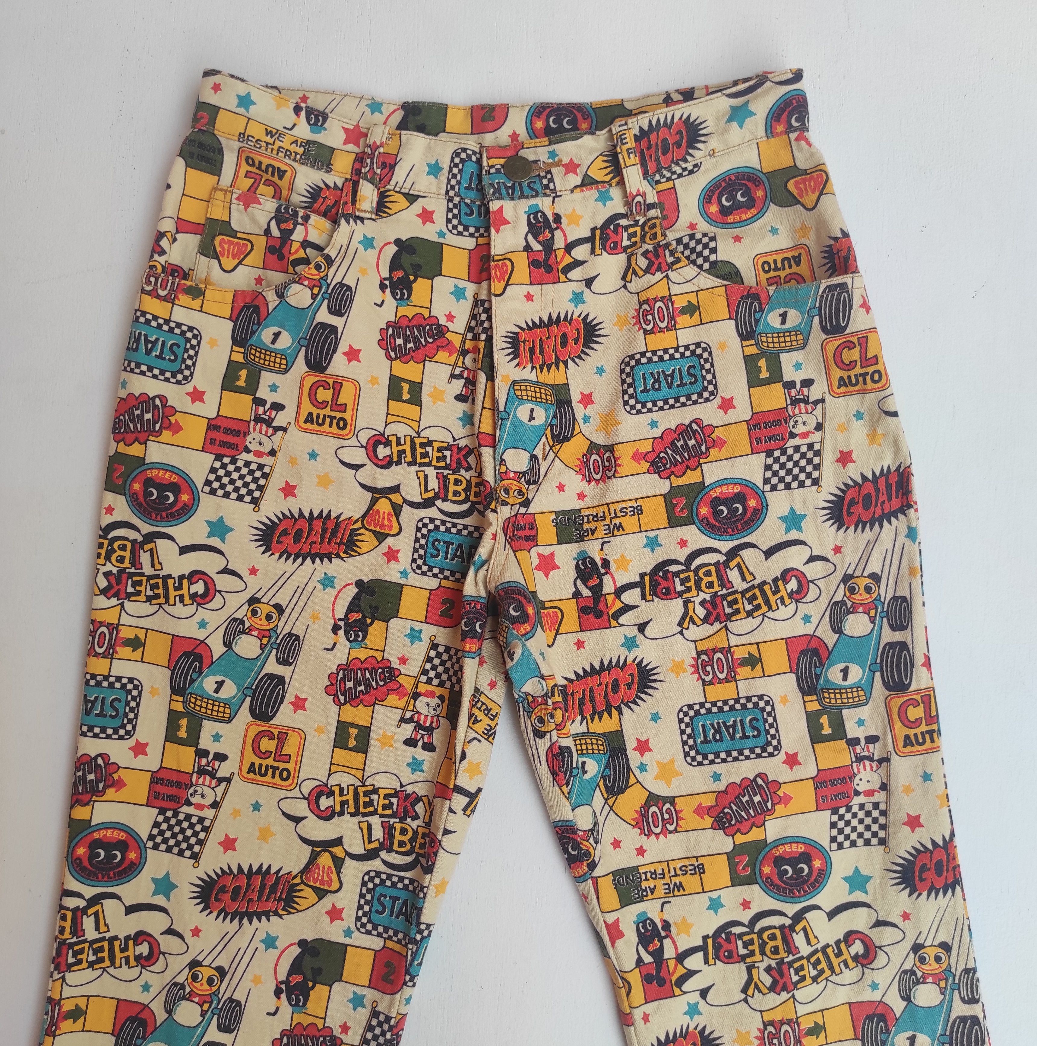 Hysteric Glamour Cheekyliberi Full Print jeans Hysteric Glamour Style Size US 28 / EU 44 - 4 Thumbnail