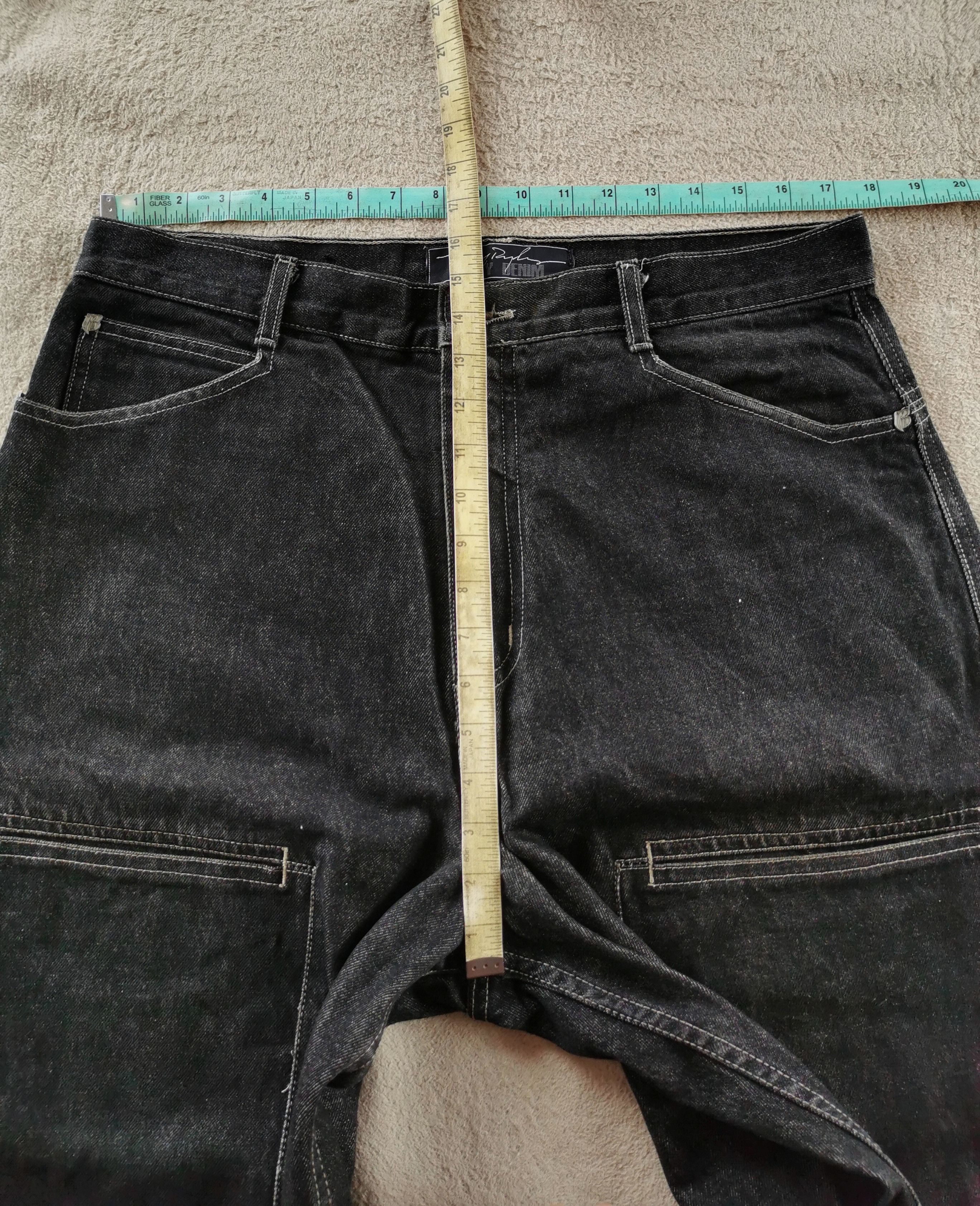 JNCO Vintage Ruff Ryders Dirty Denim Baggy Jeans DMX Size US 35 - 9 Thumbnail