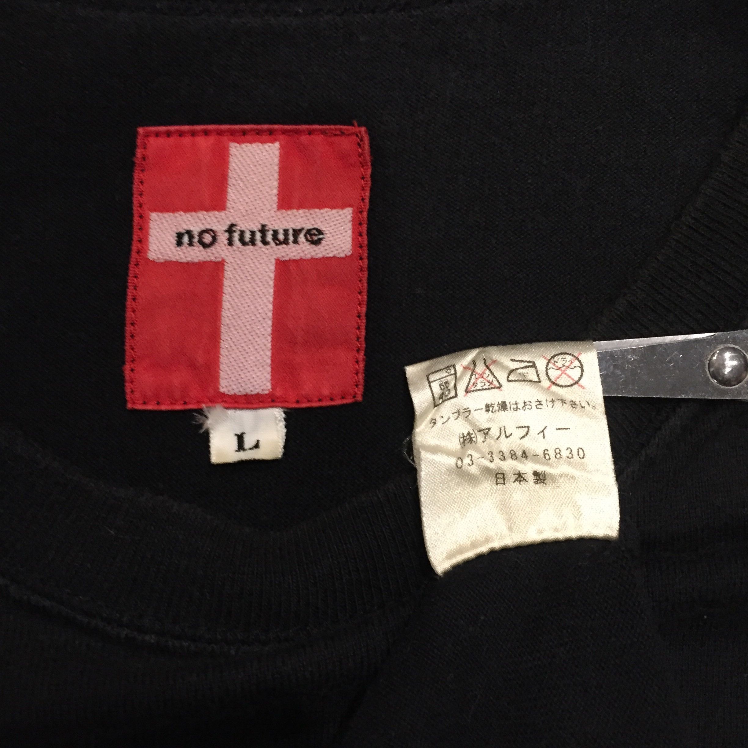 Japanese Brand NO FUTURE CROSS LOGO JAPANESE BRAND TSHIRT Size US L / EU 52-54 / 3 - 4 Thumbnail