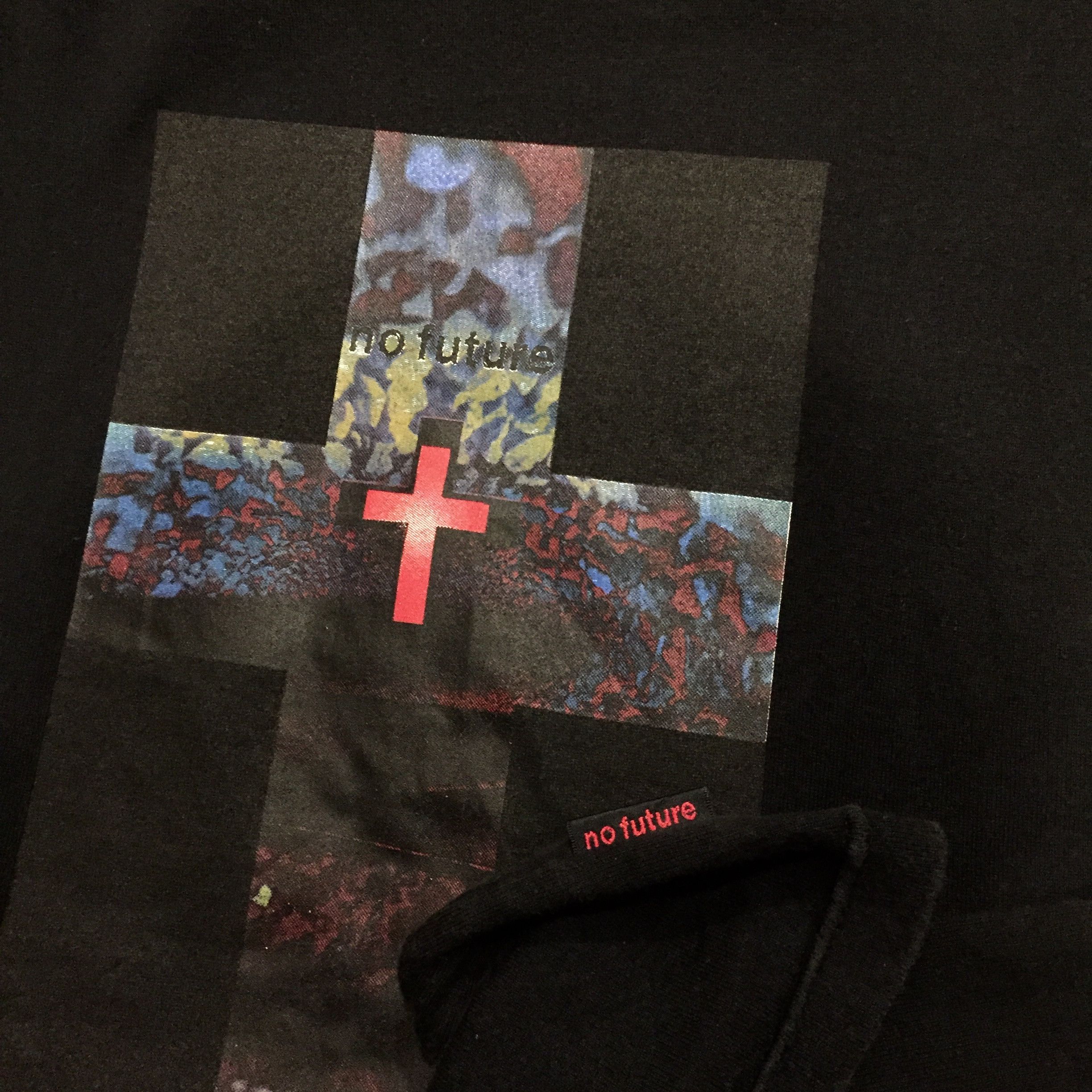 Japanese Brand NO FUTURE CROSS LOGO JAPANESE BRAND TSHIRT Size US L / EU 52-54 / 3 - 5 Thumbnail