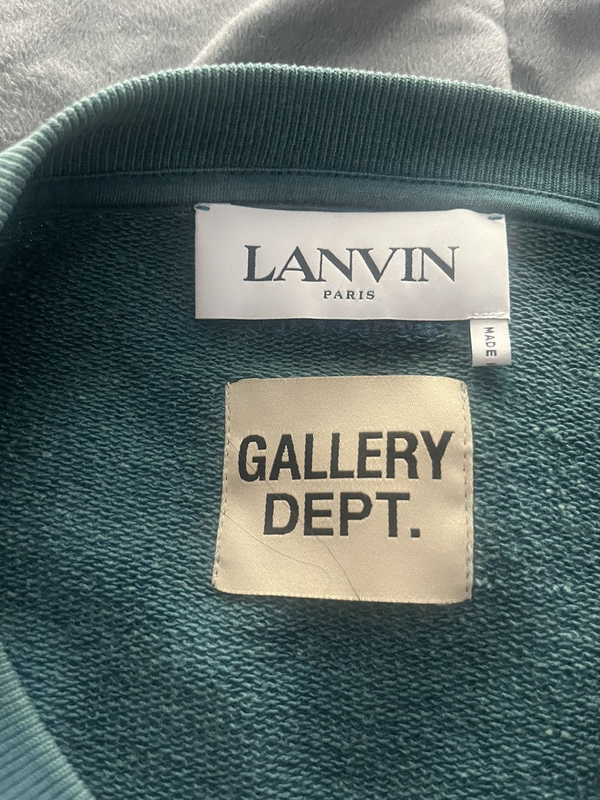 Gallery Dept. × Lanvin Galley Dept x Lanvin embroidered sweatshirt Size L / US 10 / IT 46 - 4 Thumbnail