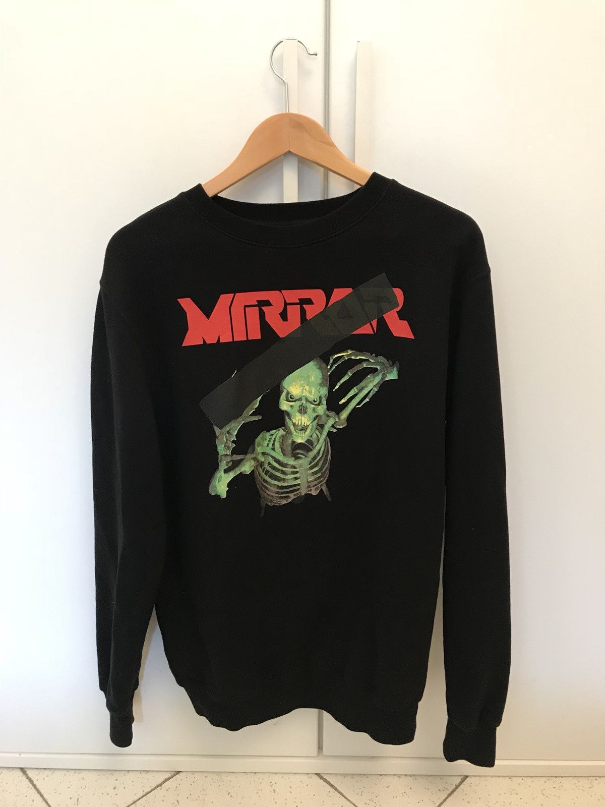 Off-White Mirror Skeleton Sweatshirt | Grailed