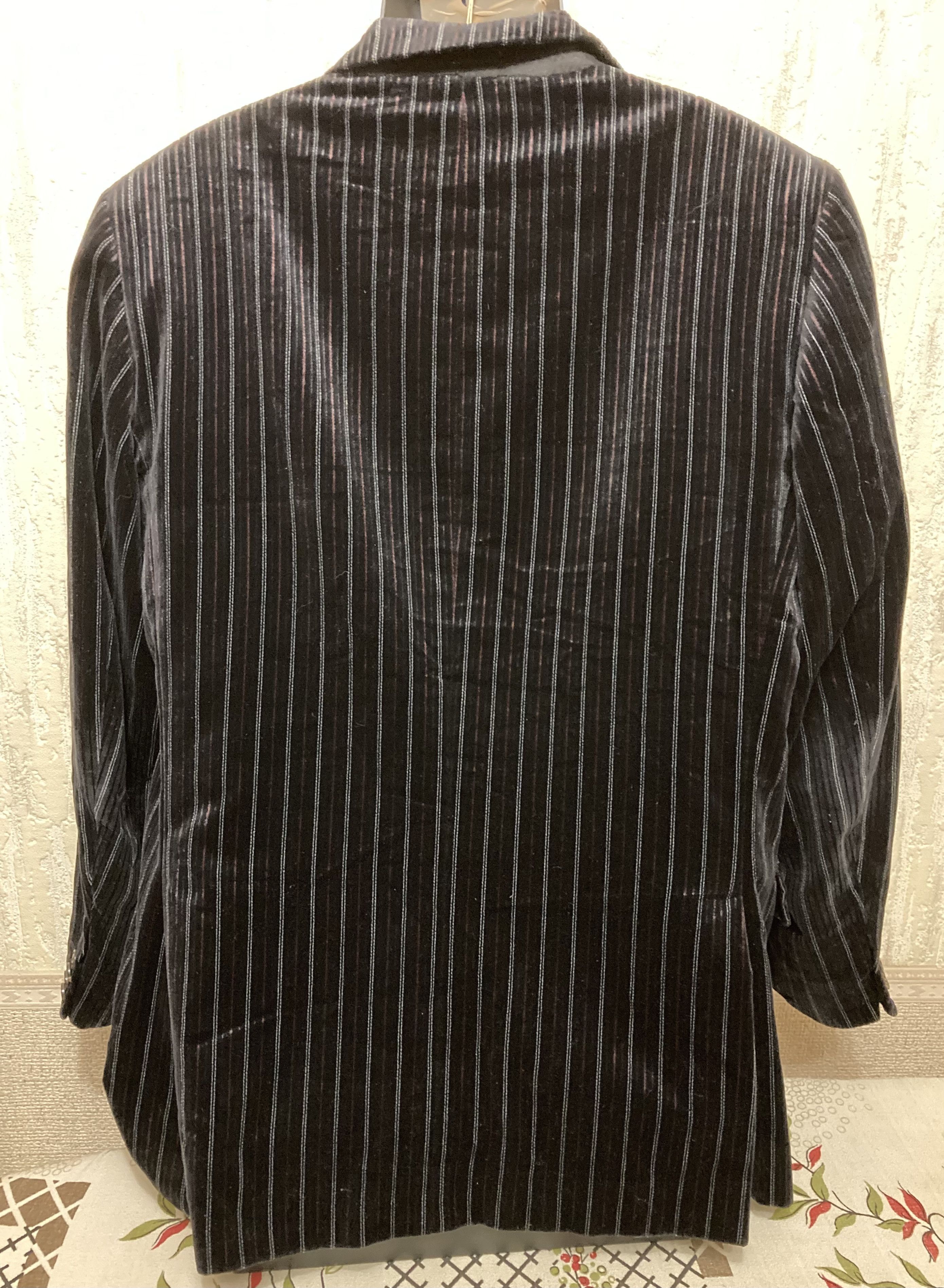 Pal Zileri VINTAGE PAL ZILERI CONCEPT STRIPED VELOURS BLAZER Size US M / EU 48-50 / 2 - 2 Thumbnail