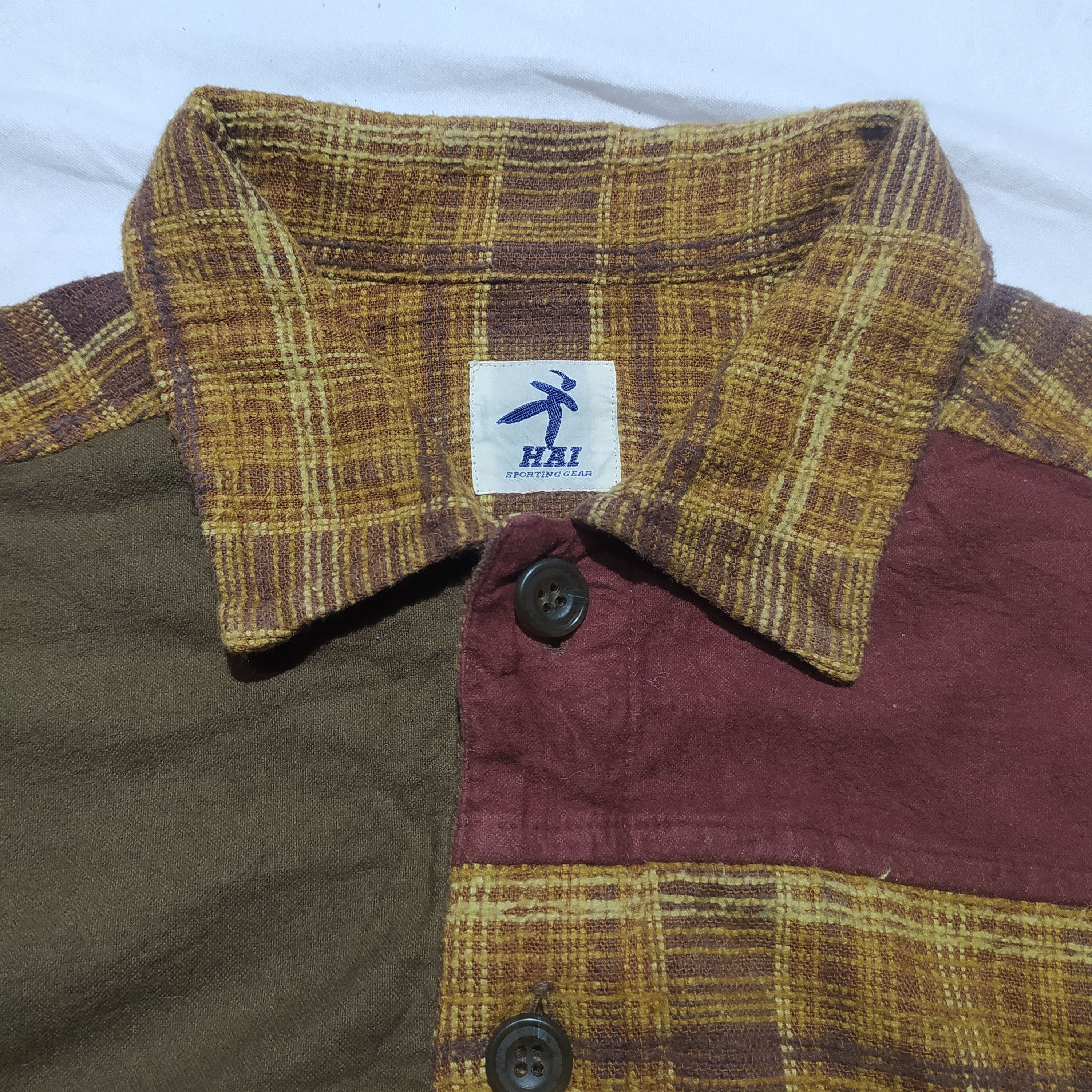 Issey Miyake Hai sporting gear patchwork flannel Size US M / EU 48-50 / 2 - 5 Thumbnail
