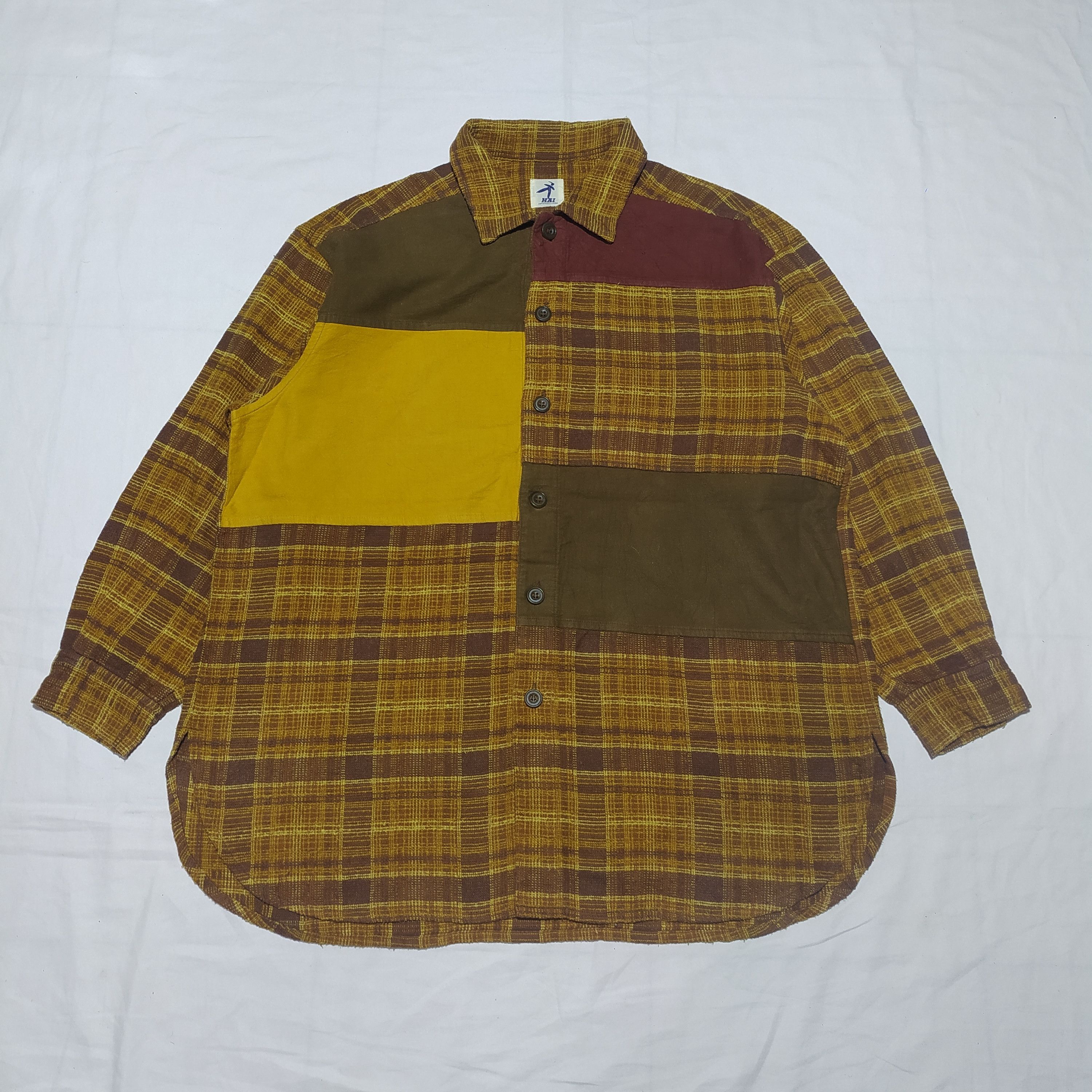 Issey Miyake Hai sporting gear patchwork flannel Size US M / EU 48-50 / 2 - 1 Thumbnail