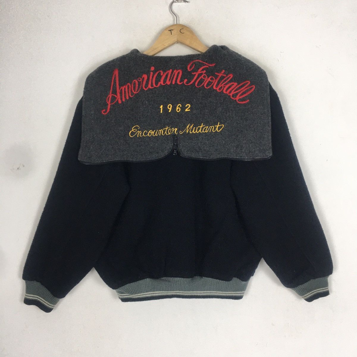 Vintage Word Worth Apparel Designer Varcity embroidery Button jacket Size US M / EU 48-50 / 2 - 1 Thumbnail