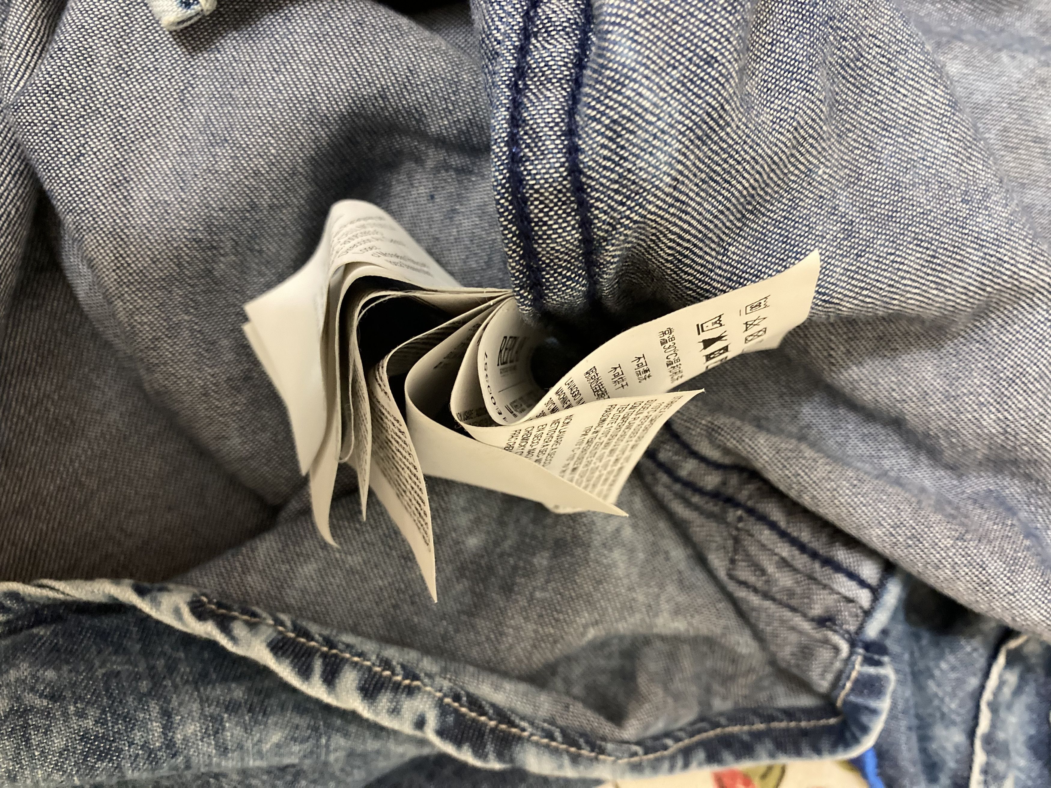 Replay × Vintage Replay Denim Military With Patches Shirt Size US L / EU 52-54 / 3 - 9 Thumbnail