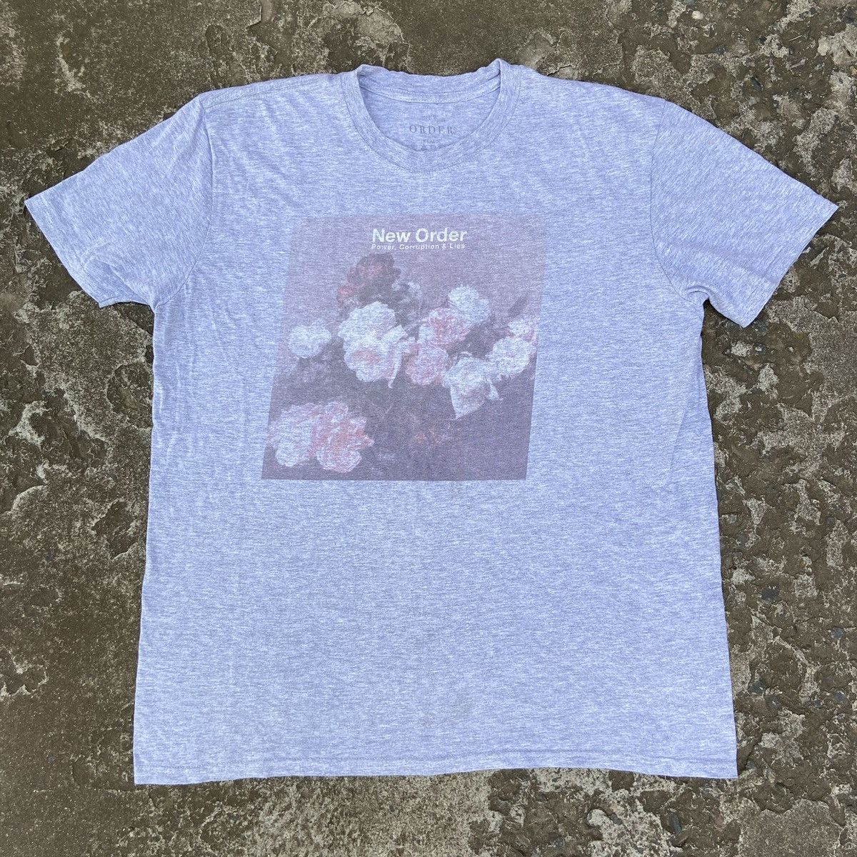 Band Tees NEW ORDER “POWER, CORRUPTION & LIES” PROMO ALBUM TEE - № 339 Size US XL / EU 56 / 4 - 1 Thumbnail